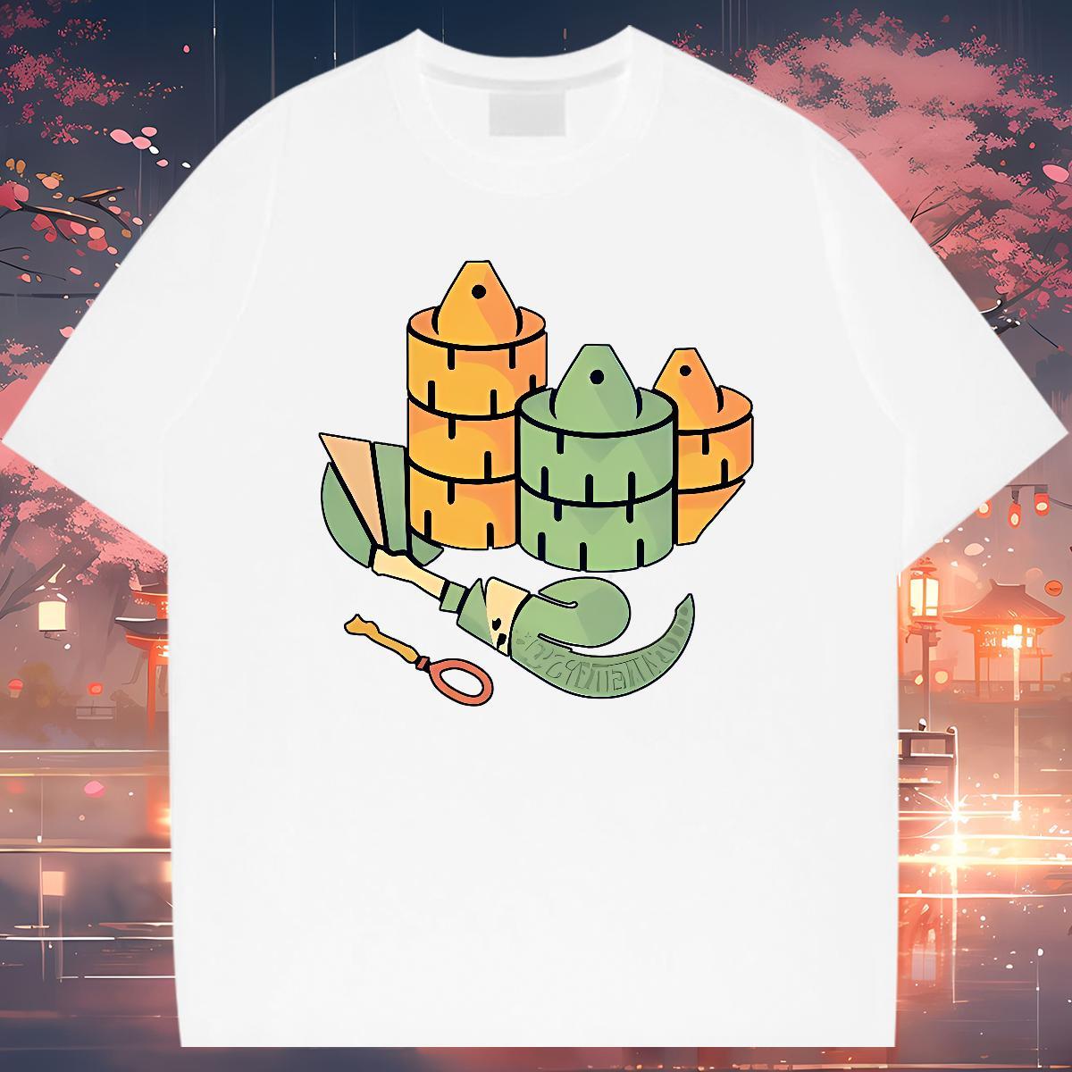 Man T Shirts 230g 100% Cotton Painting Beach Round Neck Short Sleeve Skull Men Tshirts Fashion Designer Loose Wear