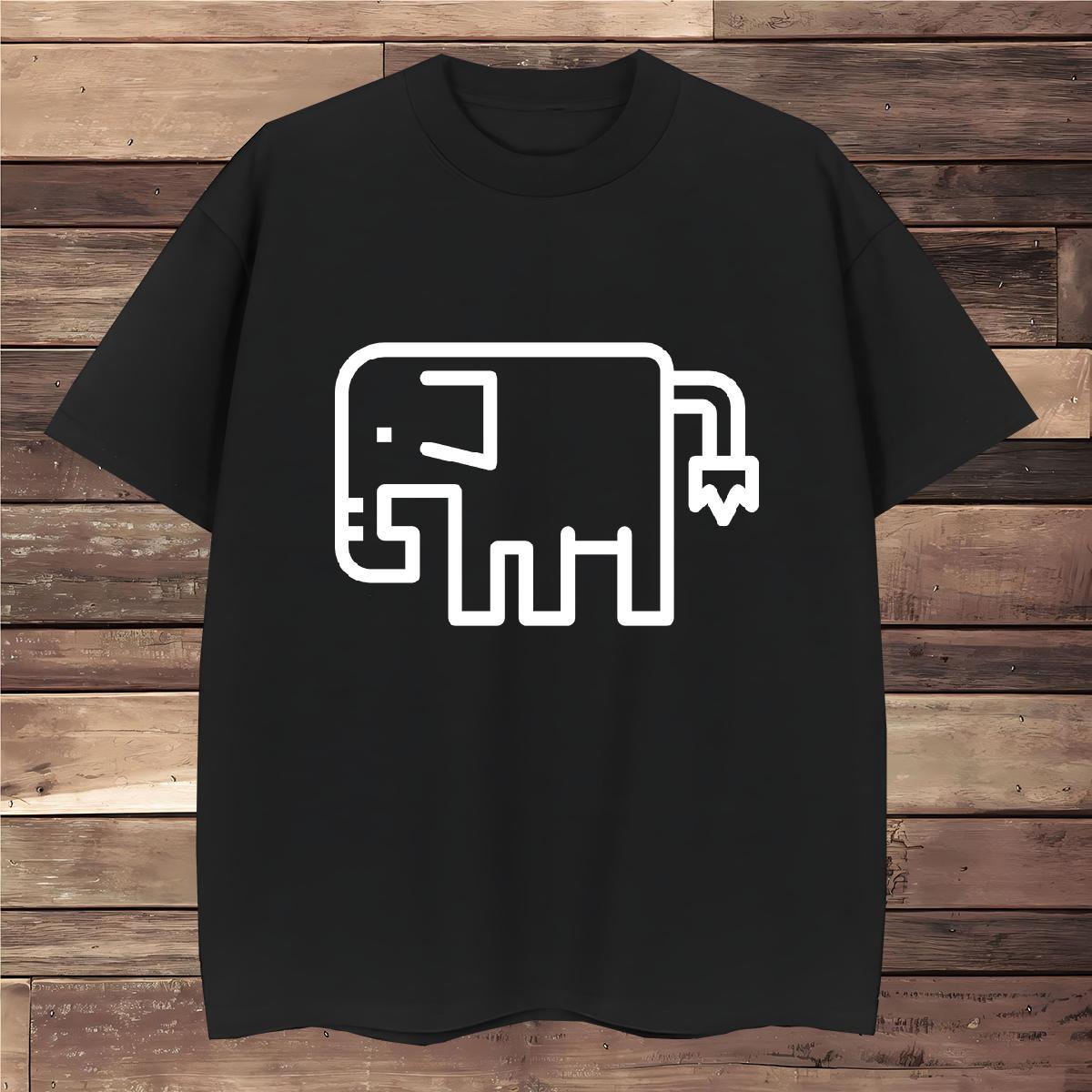 Mens T Shirts 230g 100% Cotton Elephant Street Casual Crew Neck Breathable Customized Men Clothes T-Shirt Fashion Casual High Quality Tops Shirt