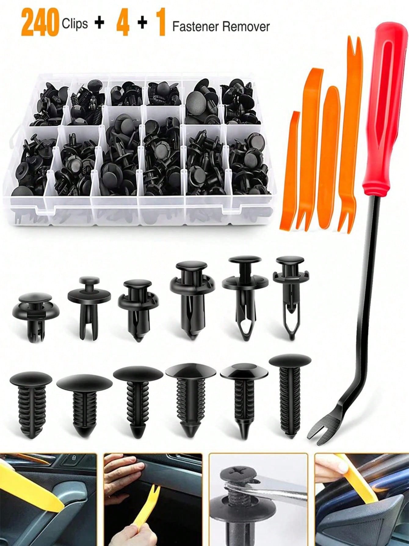 240pcs boxed snap-on car universal rivet fender fender expansion screws