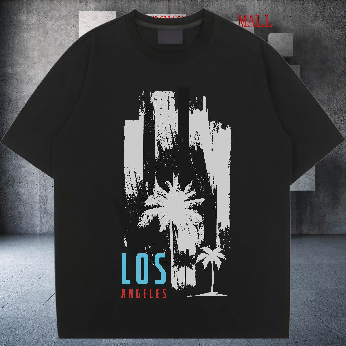 Free Shipping T-Shirts Breathable Short Sleeve Lady T shirt Oversized tree Sport 230g Cotton Classic Tees