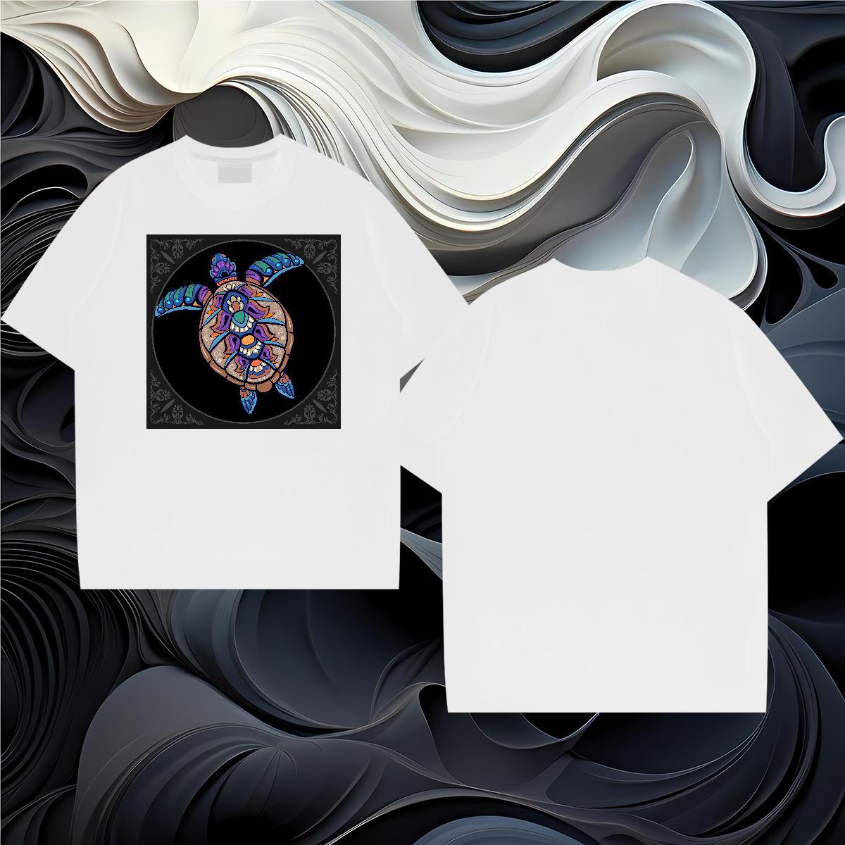 Casual New Man T Shirts 230g Cotton tortoise Street Wear Polos Pure Cotton Wholesale Men Tshirts Plus Size Custom