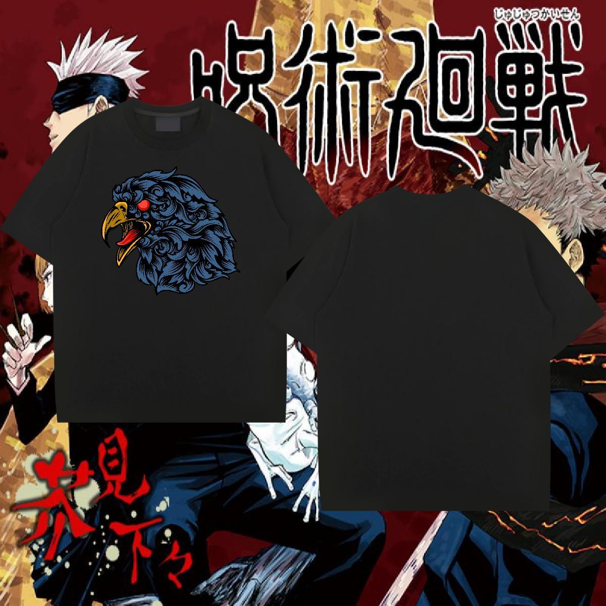 Wholesale Man T Shirts 230g 100% Cotton eagle High Street Hip Hop Tee Shirt O-Neck Short Sleeve Classic Couples T Shirts Oversized