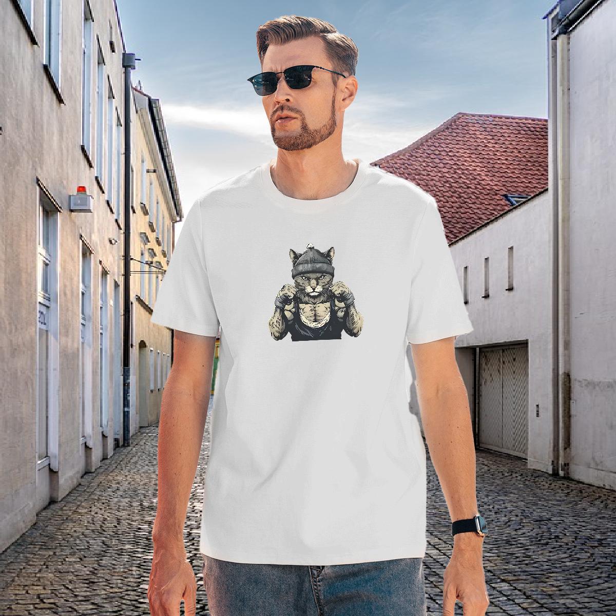 New Arrival Man T Shirts 230g 100% Cotton strong Street Tops Breathable Comfortable Men Tshirts Customized