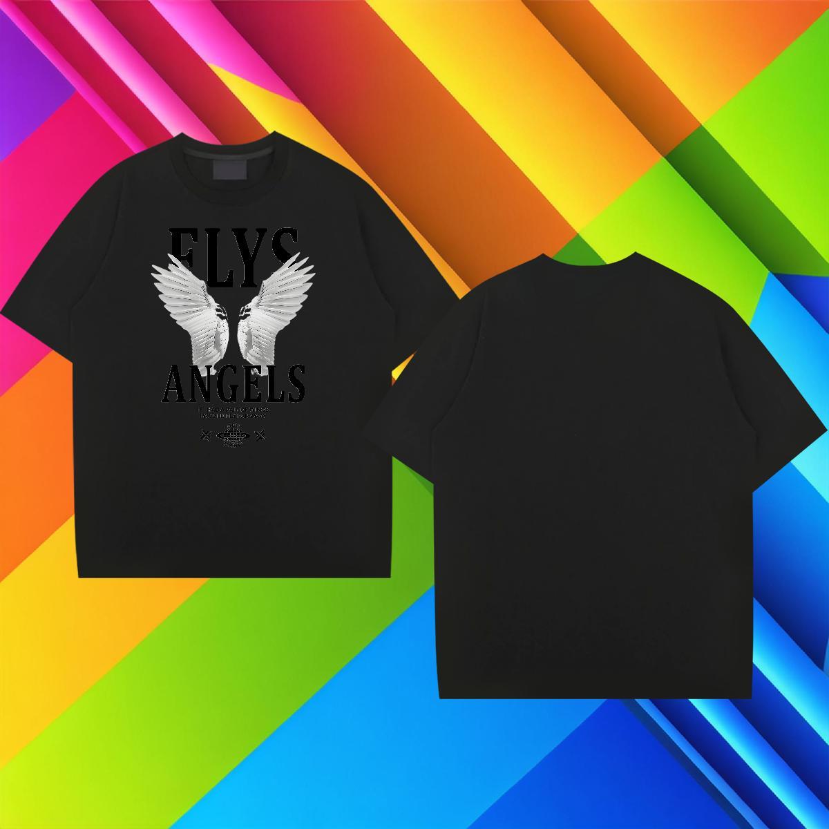 Popular Men Clothes T-Shirt 230g Cotton Street wear Hip Hop letter Custom Print Plus Size Breathable Crew Neck Fashion T shirt Wear