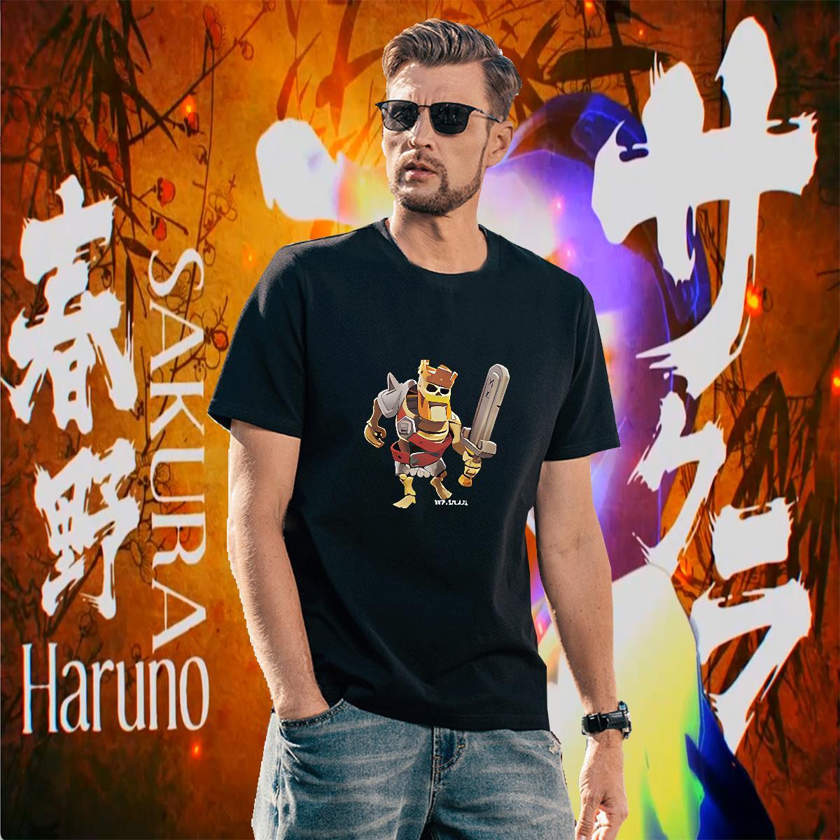 Mens T Shirts 230g Pure Cotton Anime characters Street Wear Crew Neck Custom Printed Couples T Shirts Wholesale TOP Quality Tops Shirt