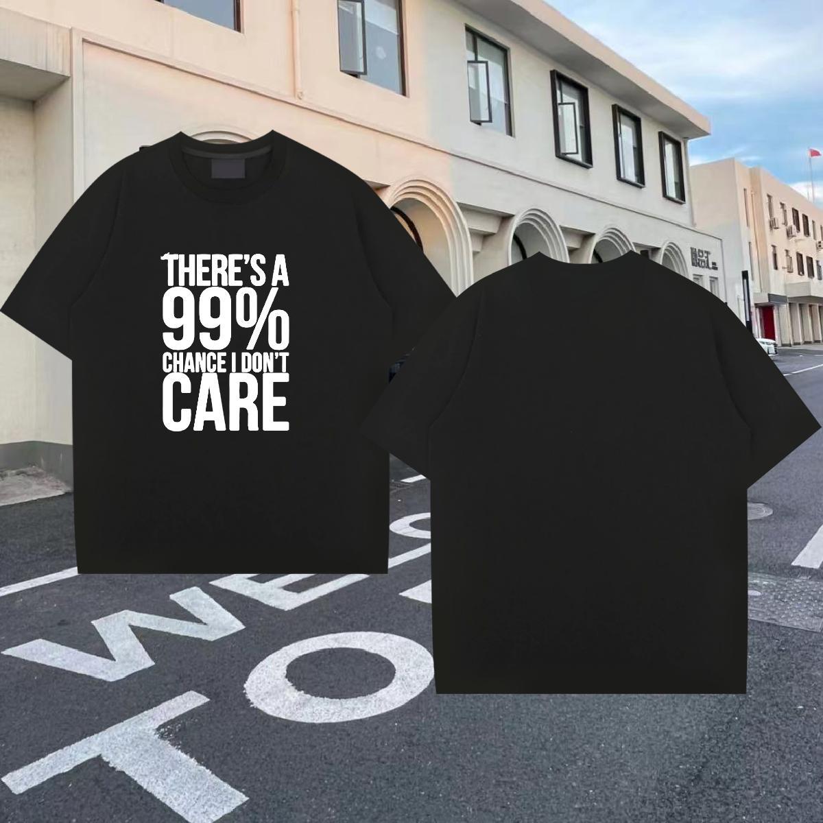 Wholesale Tshirt for Man Woman 230g 100% Cotton Sports Casual letter Anime Print Crew Neck Breathable Free Shipping T Shirt For Man Clothes