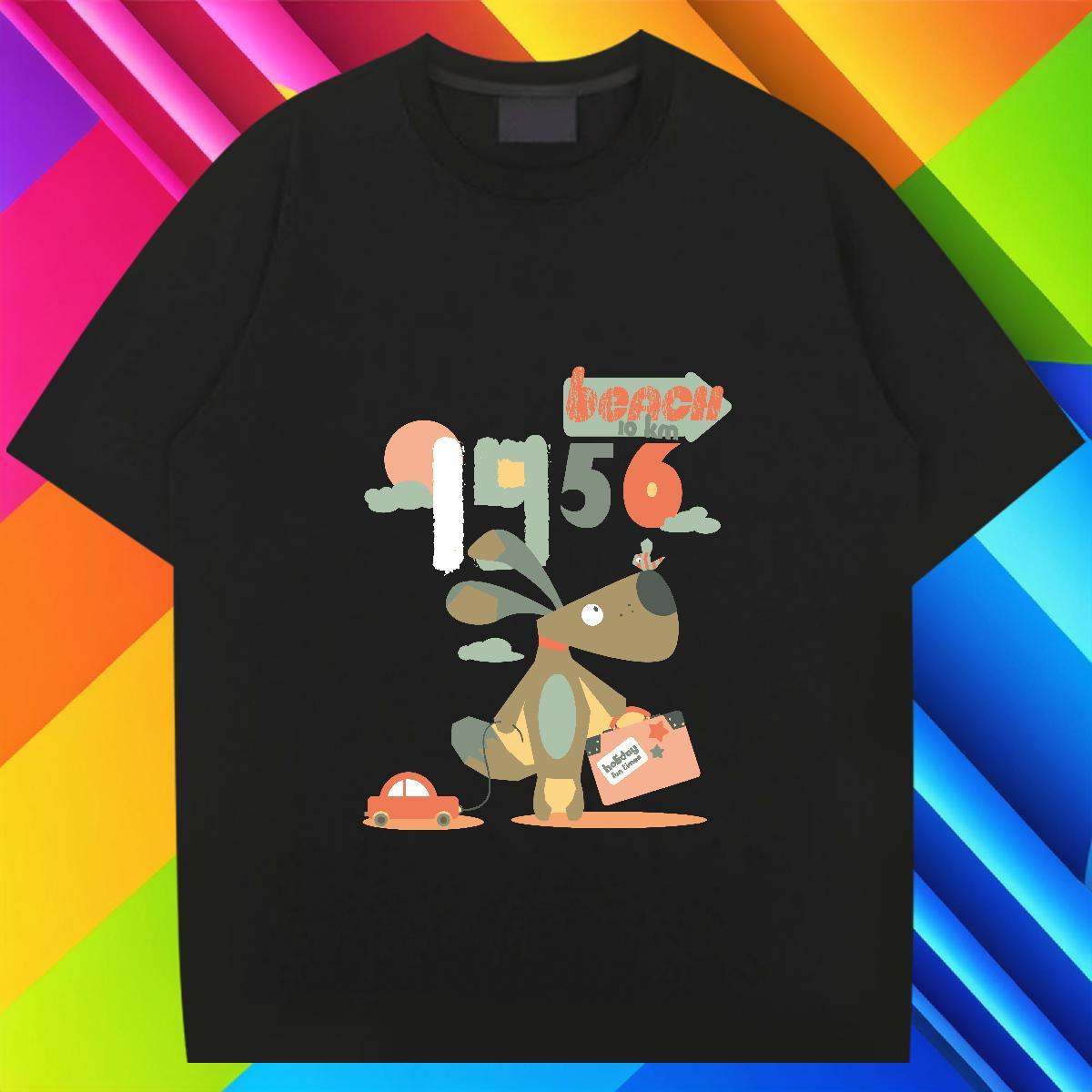 Soft Men Tshirts 230g Pure Cotton Street Wear letter Custom Print Oversized Breathable Short Sleeve 2024 DIY Men T Shirts Tee Shirt