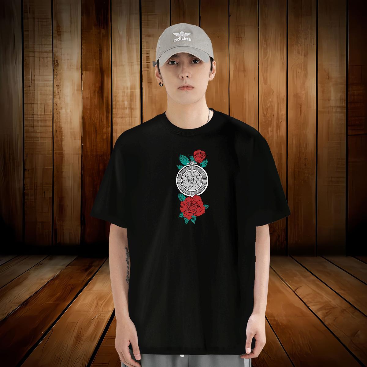 T-Shirts 230g Cotton icon Spring Summer Short Sleeve O-Neck Custom Print Plus Size Mens Tshirts Factory Direct High Quality Tops Shirt