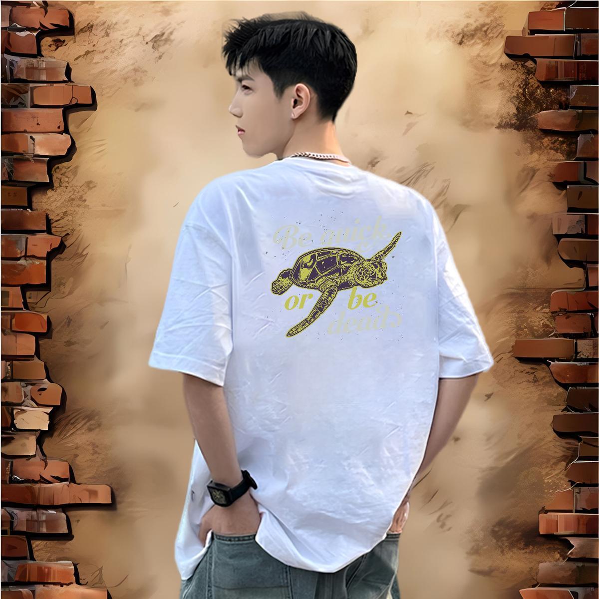 Stylist Man T Shirts 230g 100% Cotton Sport Wear O Neck Short Sleeves Wholesale Couples T Shirts Black Oversized