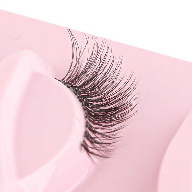 Half Eyelash 5/10/20 Double Cat Eye False Eyelash 3D Soft Mink Eyelash Natural Eyelash Extension False Eyelash Makeup Maquillaje W240803
