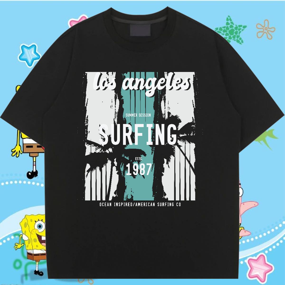 Soft T Shirts Women Breathable Crew Neck Tshirt for Man Woman White Plus Size tree Summer Casual 230g 100% Cotton Factory Direct Wear