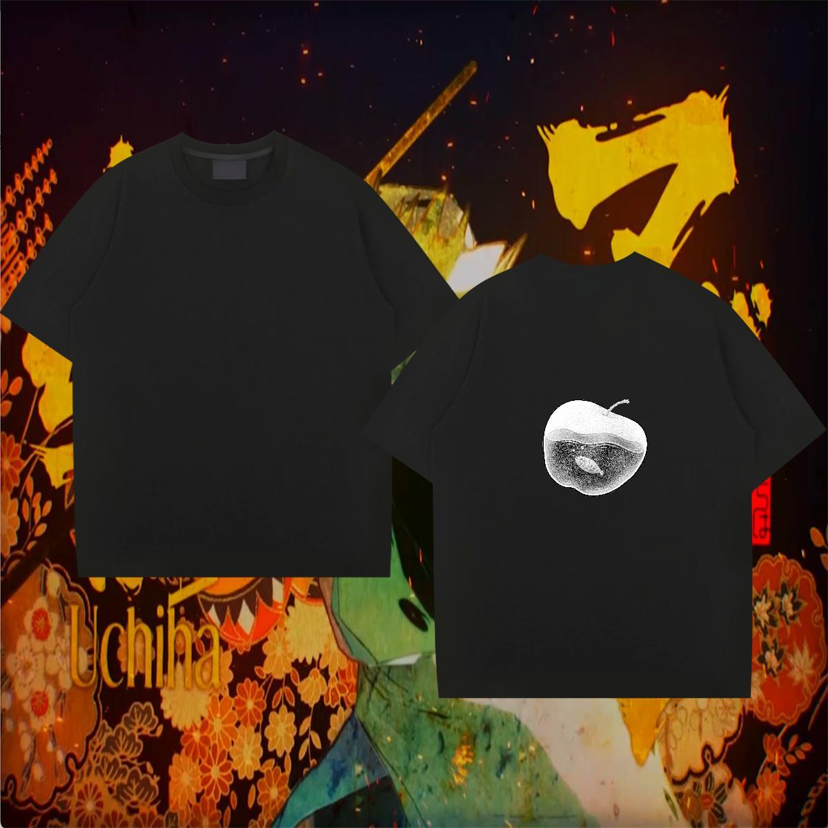 2024 New T Shirt For Man 230g 100% Cotton fish Summer Casual Tees Shirts Breathable Short Sleeve Free Shipping Men Tops Tees Customized Print