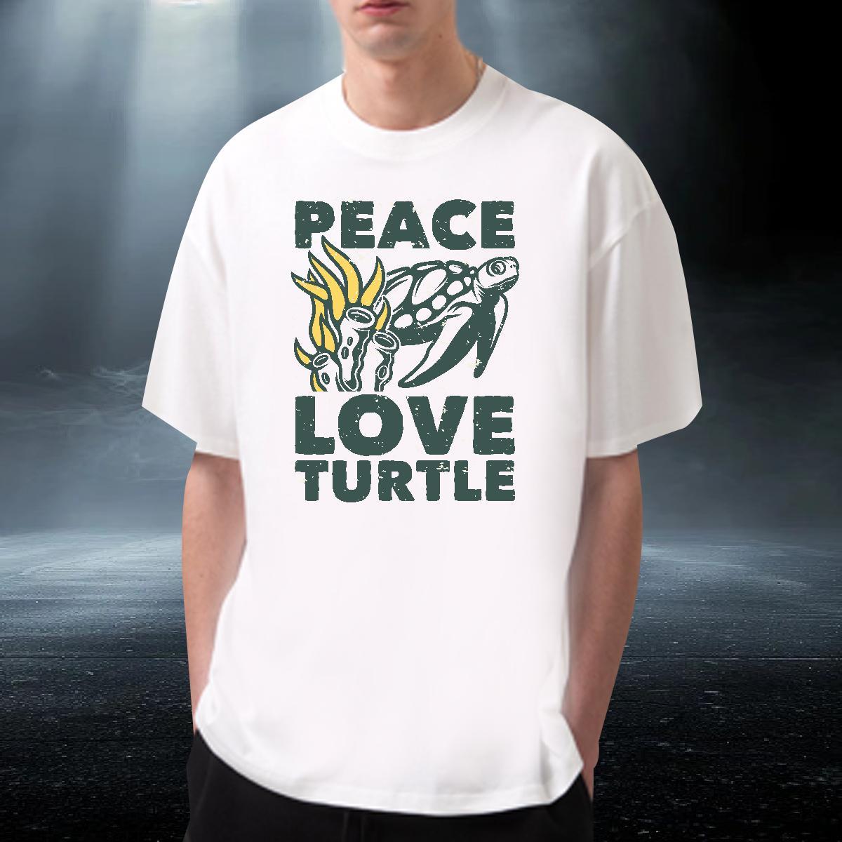 Loose Fit Men Clothes T-Shirt 230g Pure Cotton Street White Plus Size Breathable Crew Neck Casual New T Shirts Men Tees Shirts