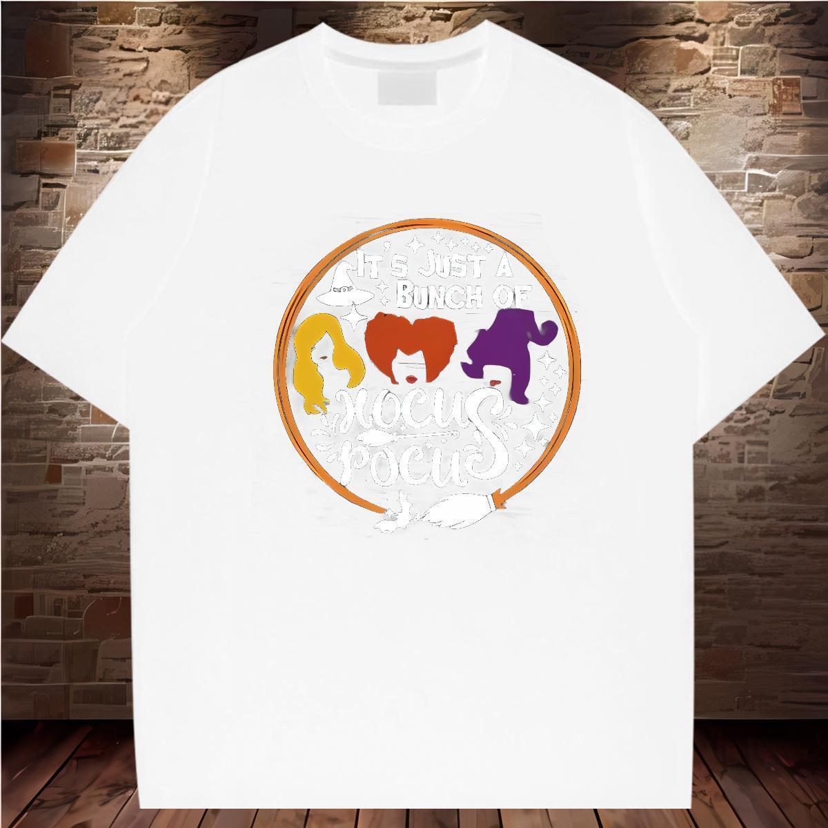 Fashion T-Shirts for Men 100% Cotton 230g halloween Street Clothes Pure Cotton High Quality Couples T Shirts Oversized 3XL 4XL