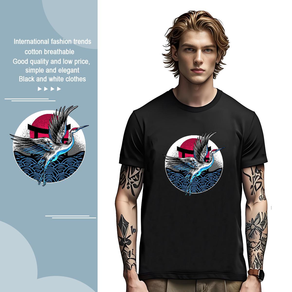 T Shirt For Man 230g Cotton beautiful Home Outdoor Breathable Short Sleeve Black Oversized Tshirt for Man Woman 2024 Designer TOP Quality Clothings