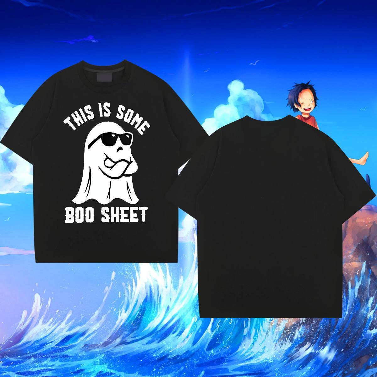 Fashion New Men T Shirts 100% Cotton 230g halloween Hip Hop Tops Tees Breathable Short Sleeve Cool Design Tshirt for Man Woman DIY Printed