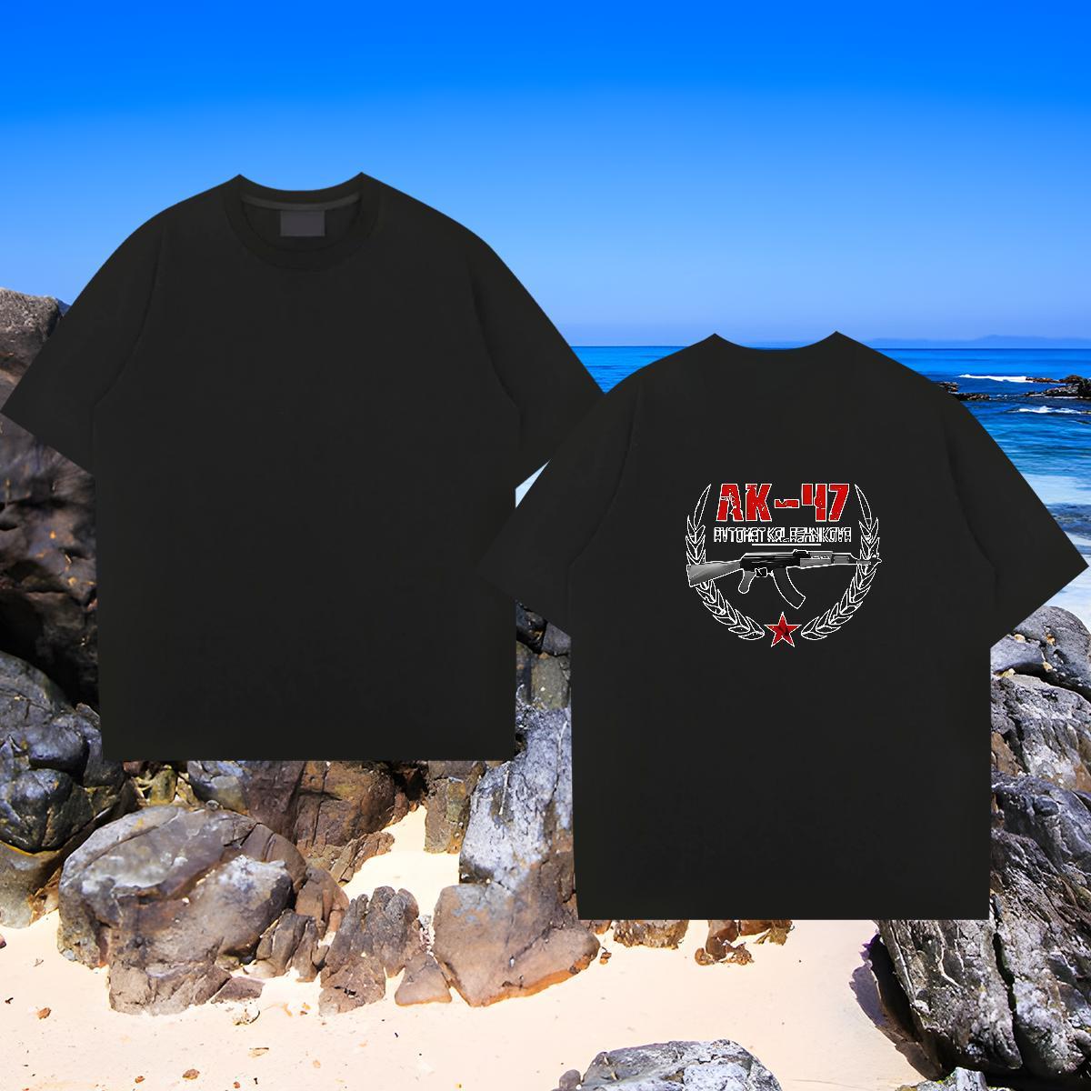 Unisex Tshirt for Man Woman 230g Cotton gun T-Shirts for Men Daily Outfit O Neck Short Sleeves Asian Size Factory Direct Tops