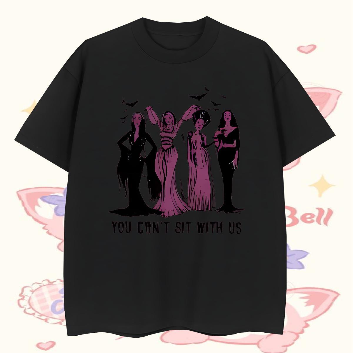 Fashion Casual T Shirts Men 100% Cotton 230g witch Casual Daily Wear Tees O-Neck Short Sleeve Designer Tshirts Graphic