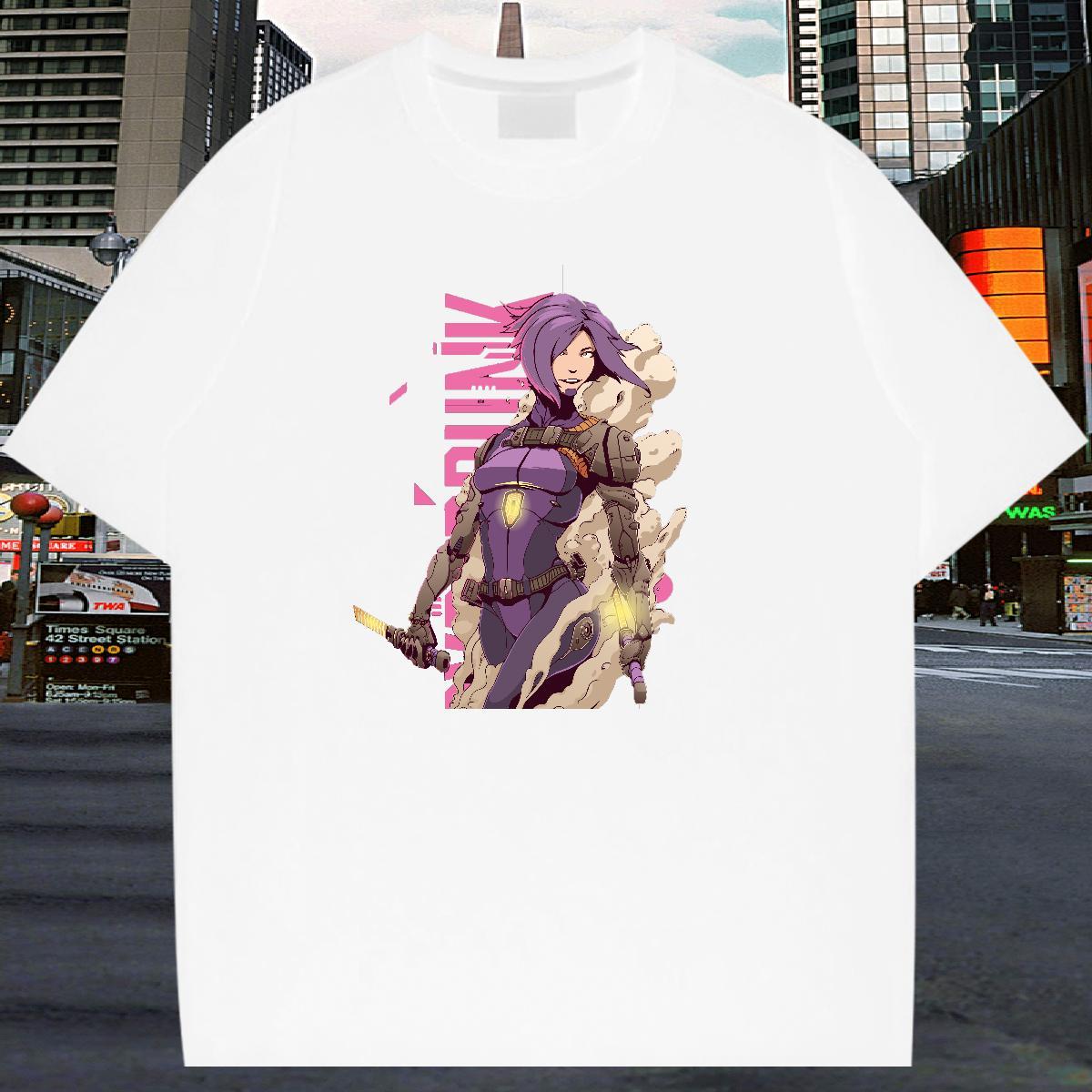 Mens T Shirts 230g 100% Cotton portrait Sport Breathable White Plus Size Tshirts Factory Direct Loose Tees Shirts