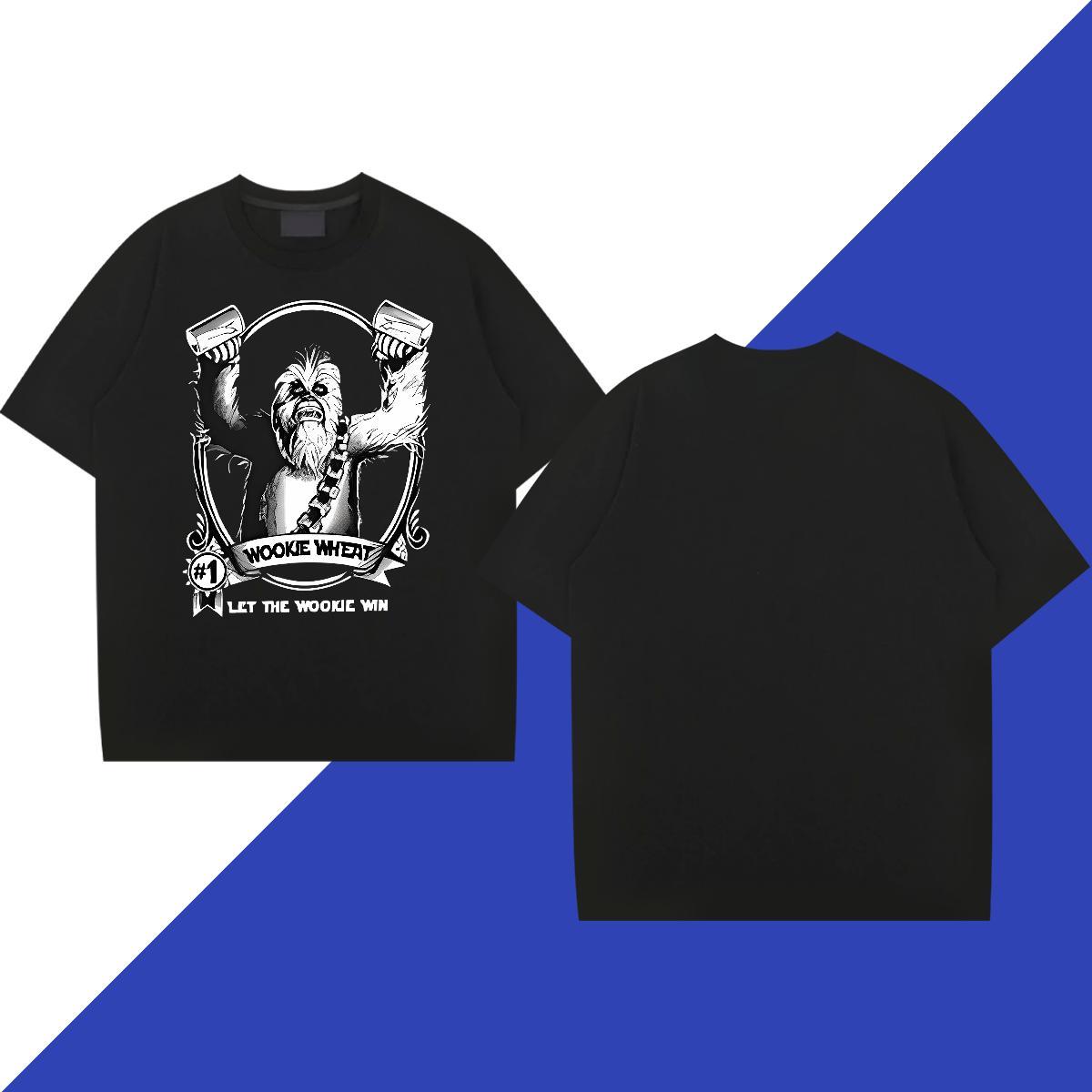 Comfortable Men Tops Tees 100% Cotton 230g Street wear Hip Hop orangutan DIY Logo Oversized Breathable Crew Neck New Arrival Mens T Shirts Top Tees