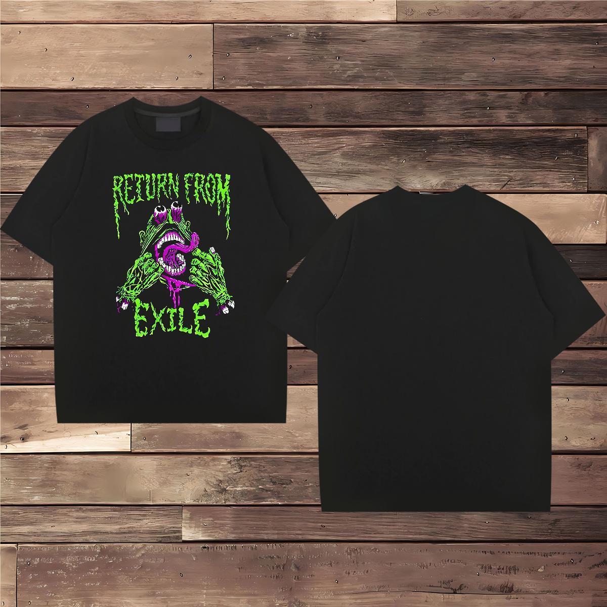 Mens T Shirts 230g 100% Cotton halloween Street Breathable Soft Customized Tshirt for Man Woman Fashion Design High Quality Tees Shirts