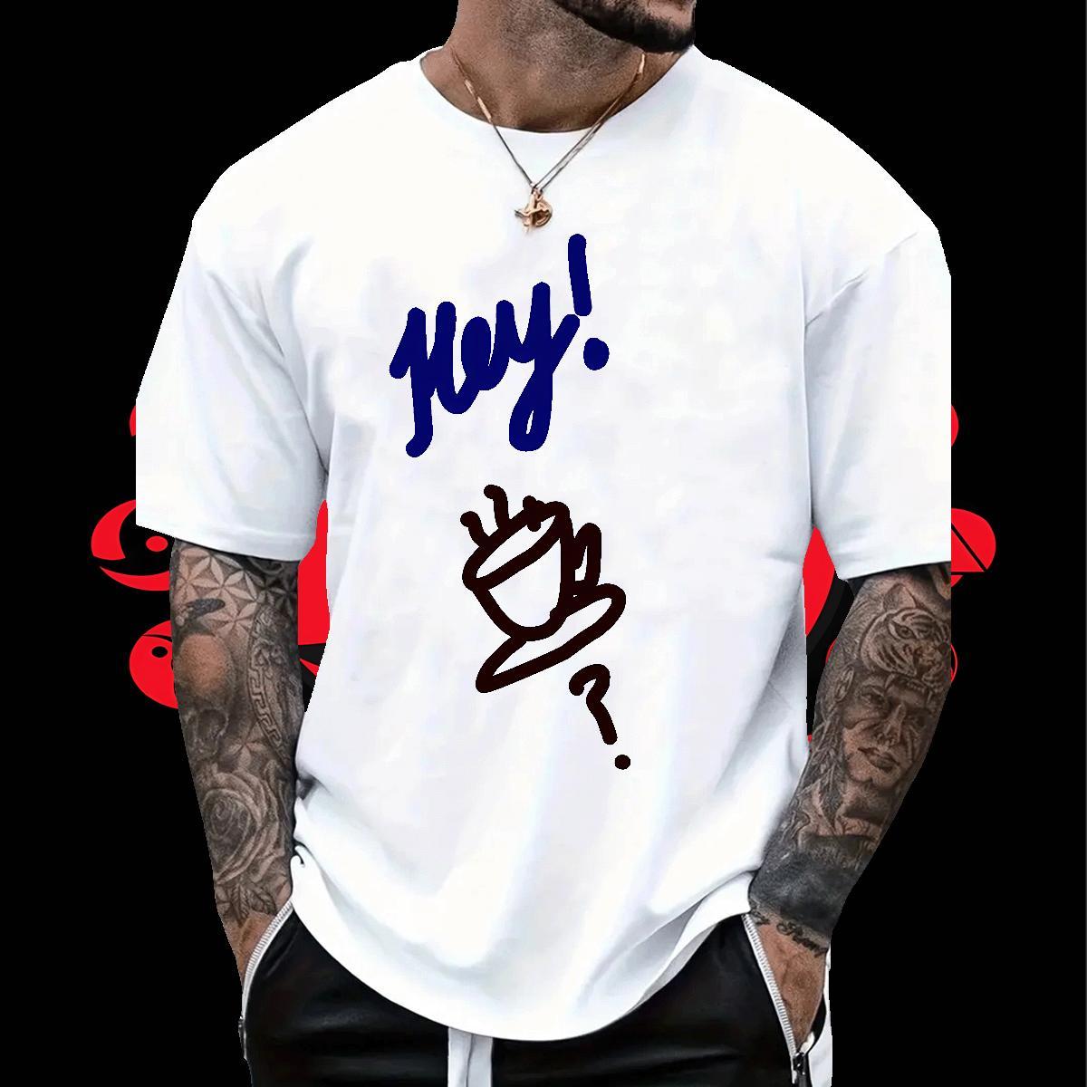 Popular Men Tshirts 230g Pure Cotton Daily Wear letter Custom Printed Breathable Short Sleeve Classic Casual T Shirt For Man Tops Tees