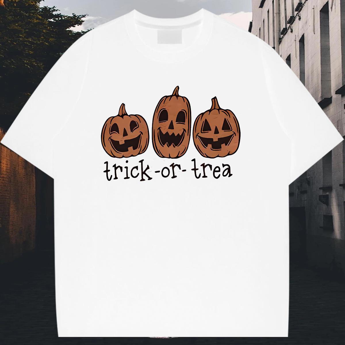 DIY T Shirts Men 100% Cotton 230g pumpkin Sport Clothings Breathable Short Sleeve Loose Men Clothes T-Shirt Anime Print