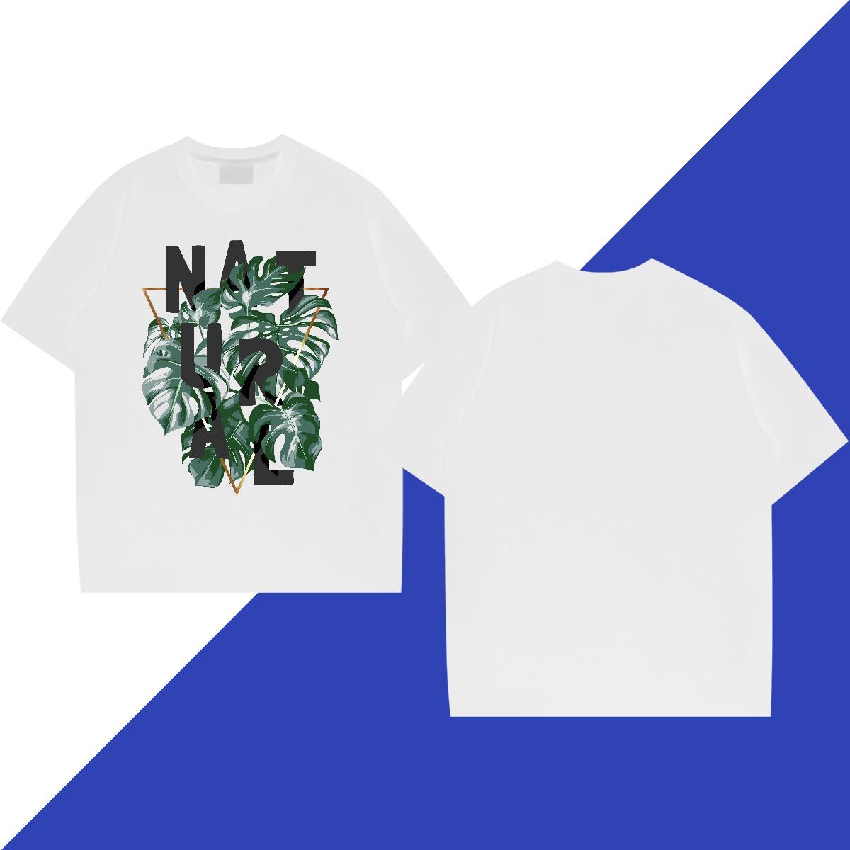 Designer T-Shirts for Men 230g 100% Cotton tree Daily Wear Tees Short Sleeve Soft Brand Tshirts DIY Printed