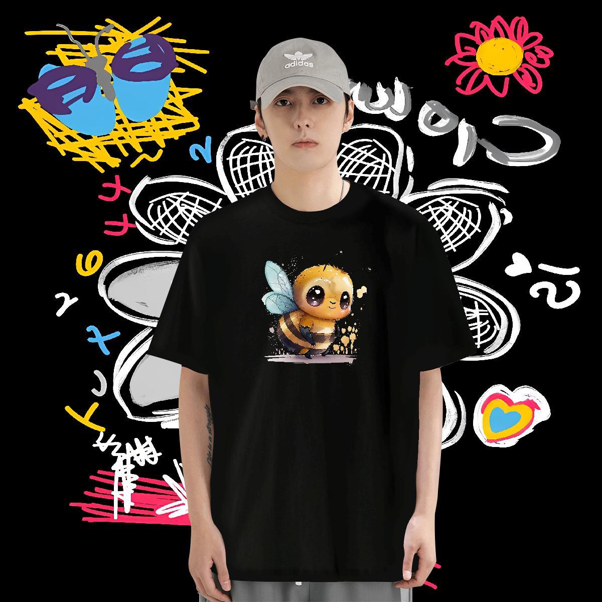 T Shirt For Man 230g Pure Cotton Home Outdoor O-Neck Short Sleeve Custom Printed Men Tees Stylist Cool Clothes