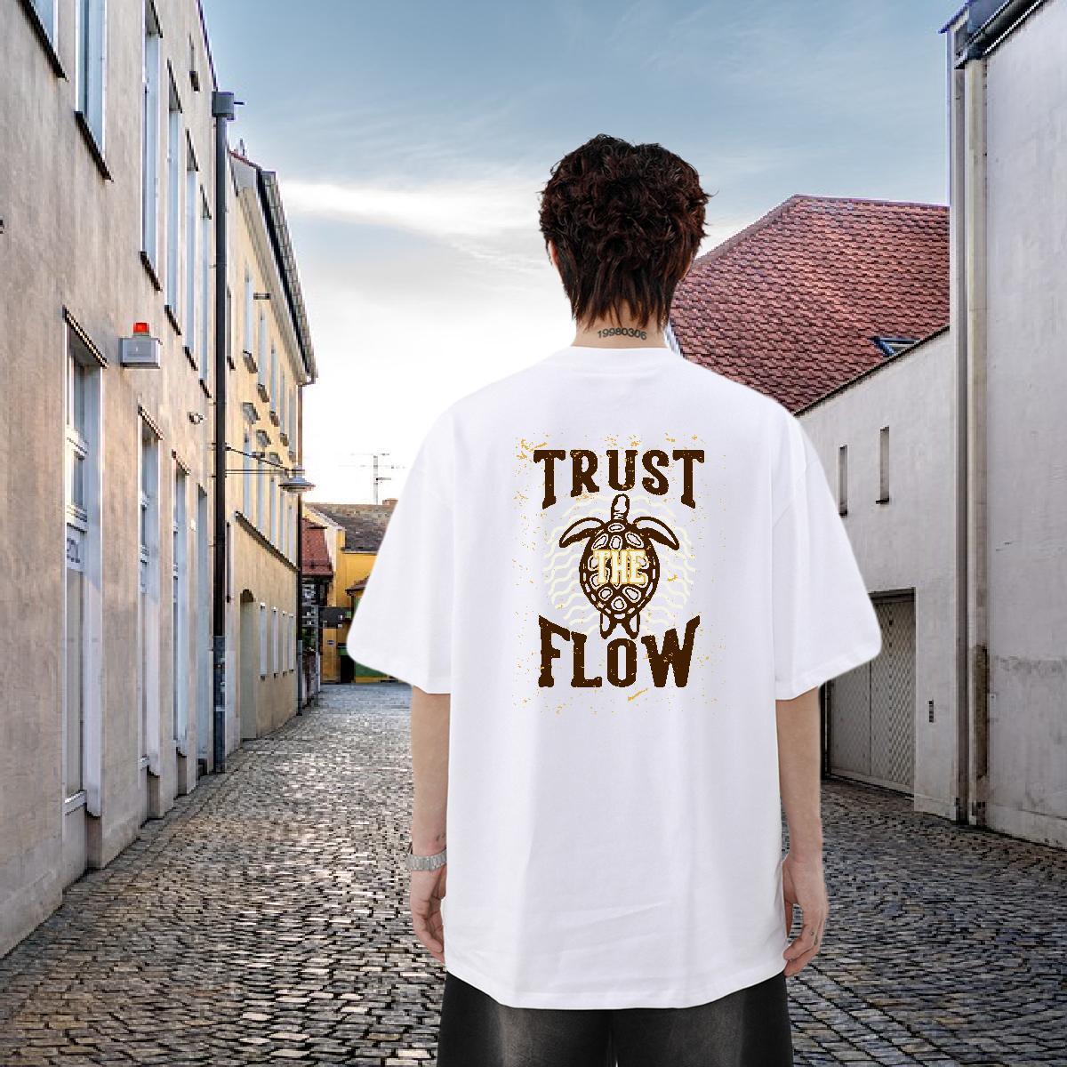 Fashion New Mens T Shirts 100% Cotton 230g Casual Daily Wear Top Tees O-Neck Short Sleeve Soft Tshirts Plus Size Cartoon