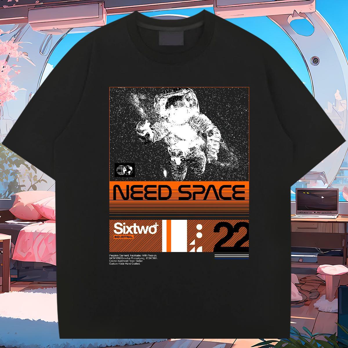 T Shirt For Man 230g 100% Cotton universe Spring Summer O-Neck Short Sleeve Customized Print Men Clothes T-Shirt New Arrival Soft Top Tees