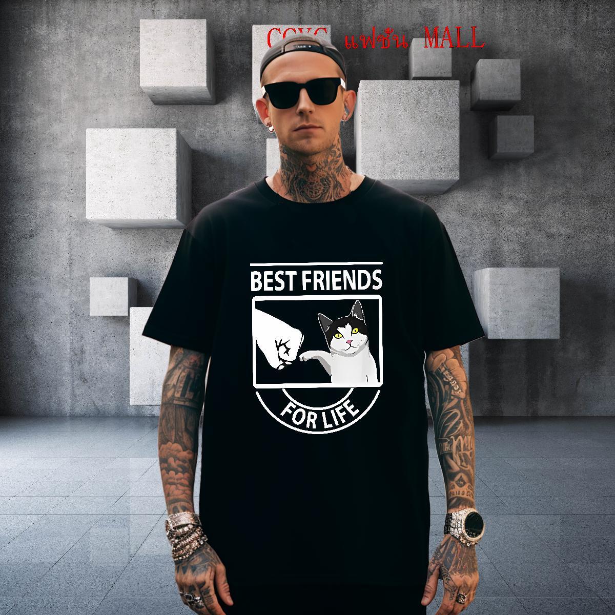Popular Men Tees 100% Cotton 230g cat Mens T Shirts Street wear Hip Hop Breathable Crew Neck Custom Print Oversized Brand Tops