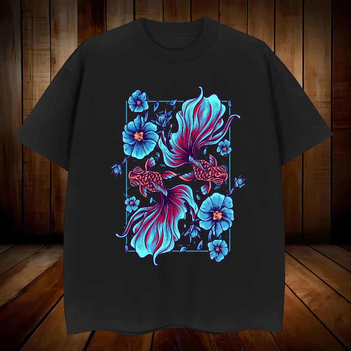 T-Shirts 230g Cotton Outdoor Round Neck Short Sleeve Black White Men Clothes T-Shirt Brand Soft Tops Shirt