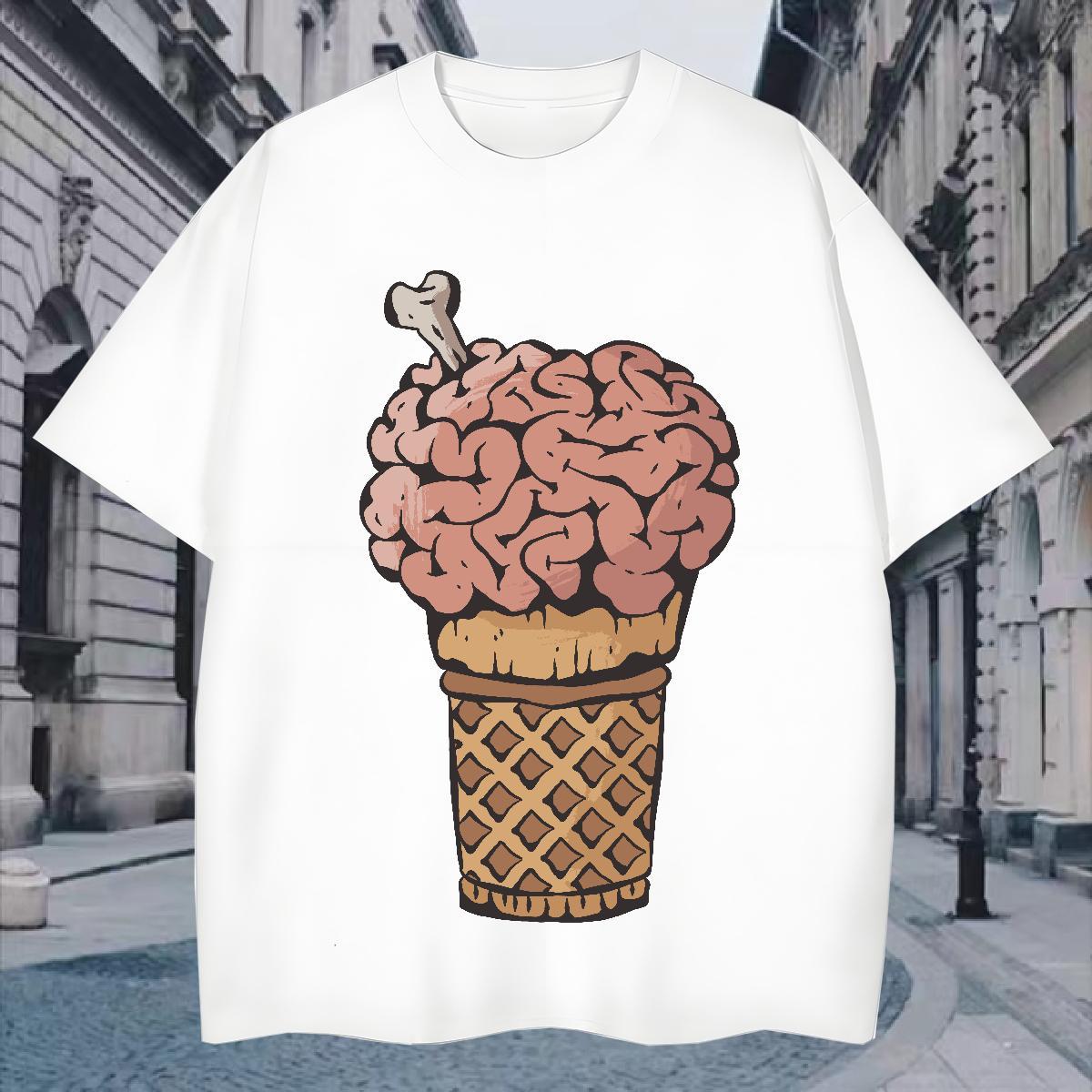 Mens T Shirts 230g 100% Cotton head High Street Hip Hop Short Sleeve Soft DIY Printed Men Clothes T-Shirt 2024 New High Quality Tops Tees