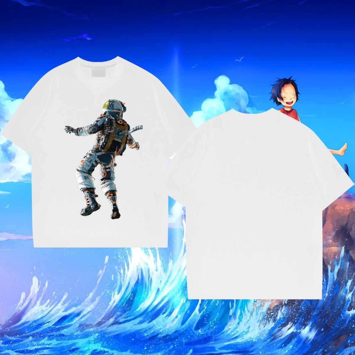 High Quality Men Tshirts 100% Cotton 230g Street wear Hip Hop DIY Anime Short Sleeve Soft Designer Mens T Shirts Tees