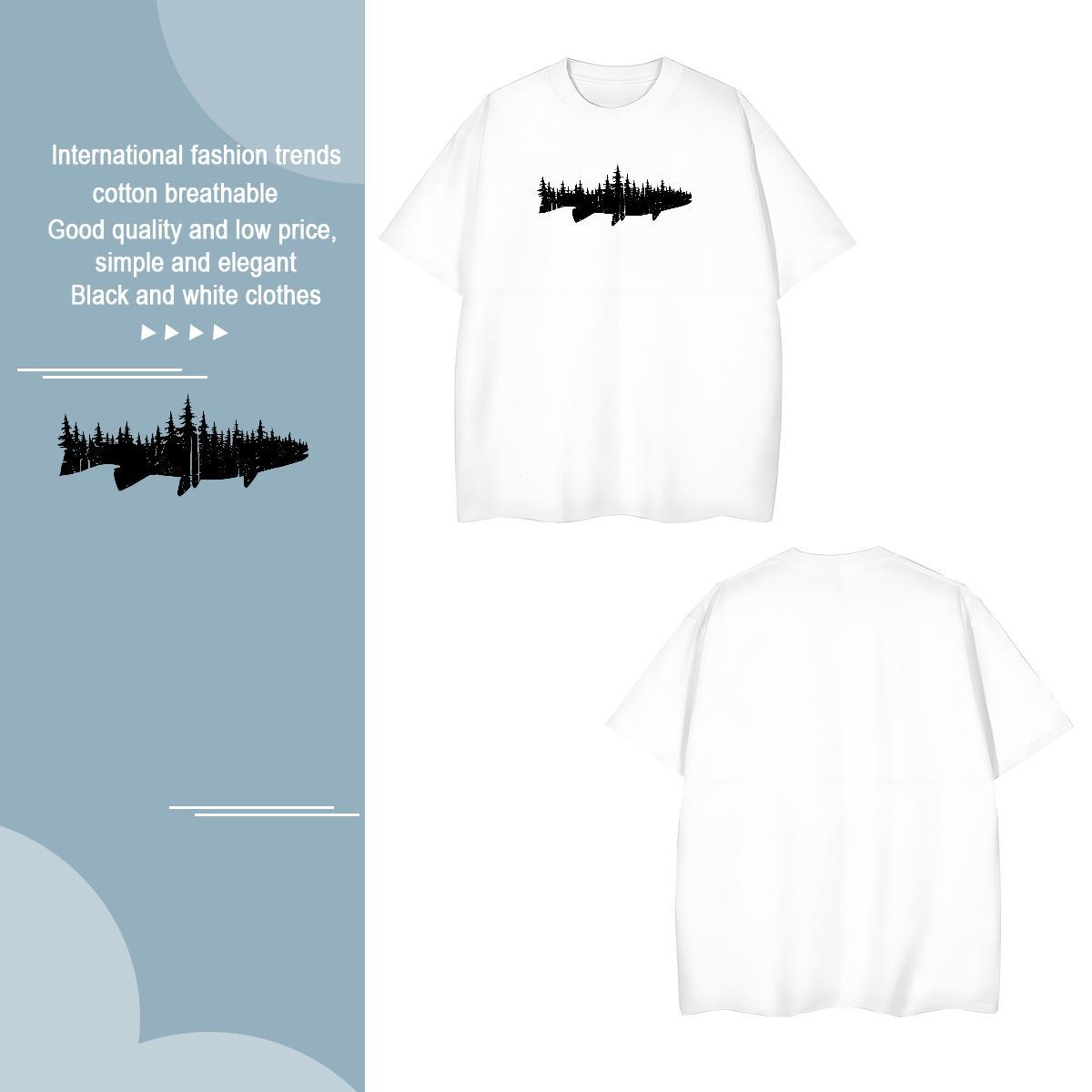 T-Shirts for Men 230g Pure Cotton plane Sports Casual Short Sleeve Soft Skull Tshirts Fashion TOP Quality Polos