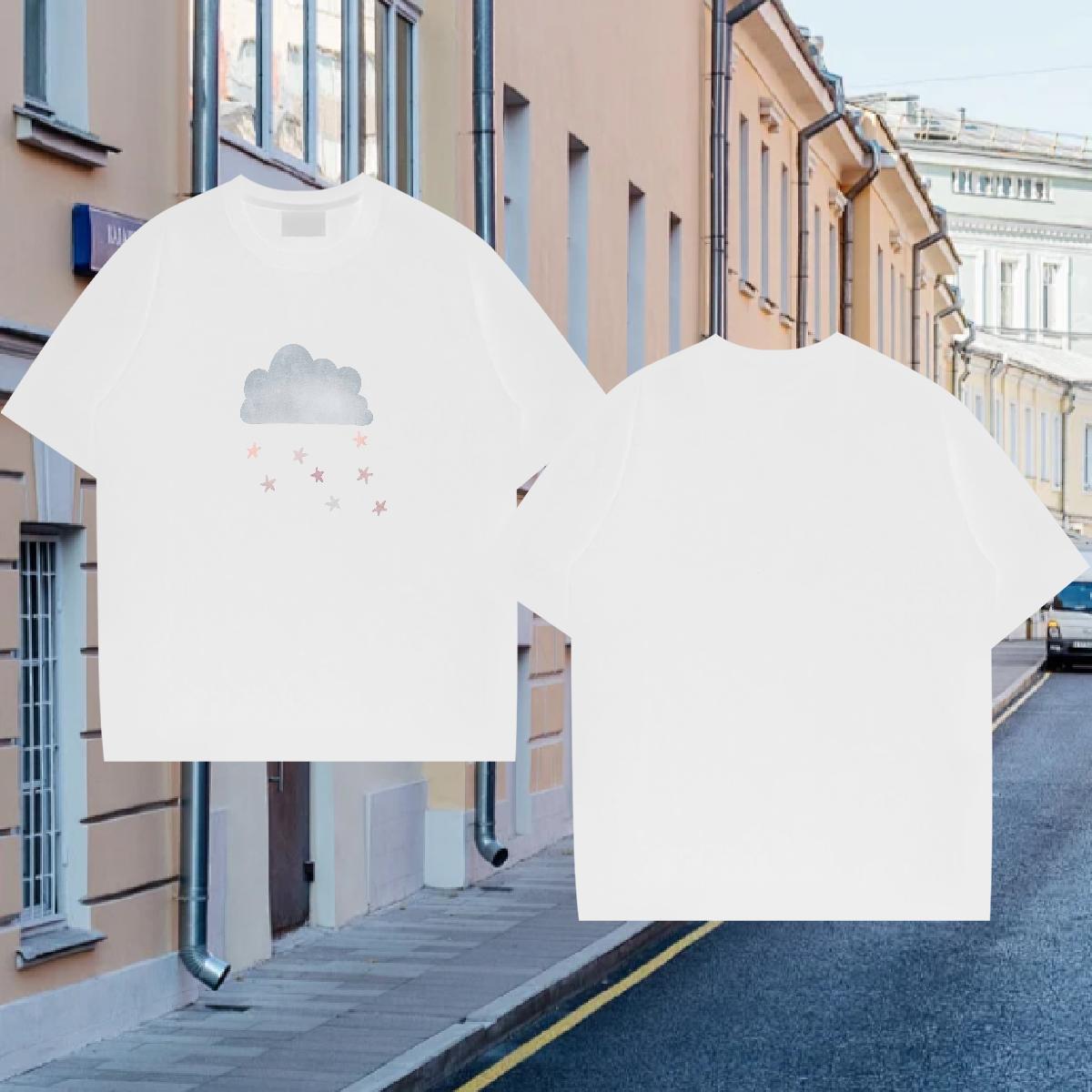 T-Shirts for Men 100% Cotton 230g icon Beach Crew Neck Breathable Graphic Mens Tshirts Casual New High Quality Tops Tees