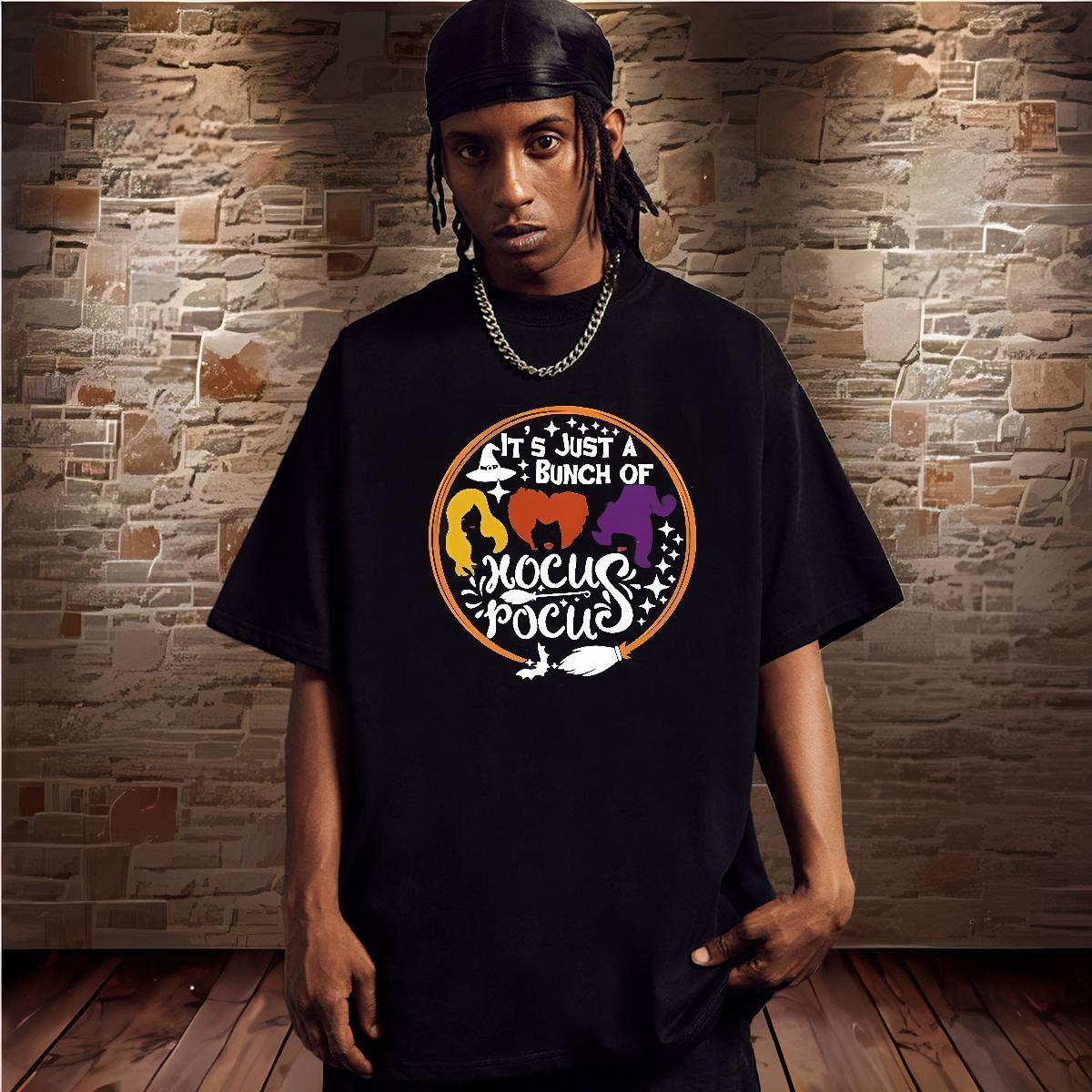 Fashion T-Shirts for Men 100% Cotton 230g halloween Street Clothes Pure Cotton High Quality Couples T Shirts Oversized 3XL 4XL