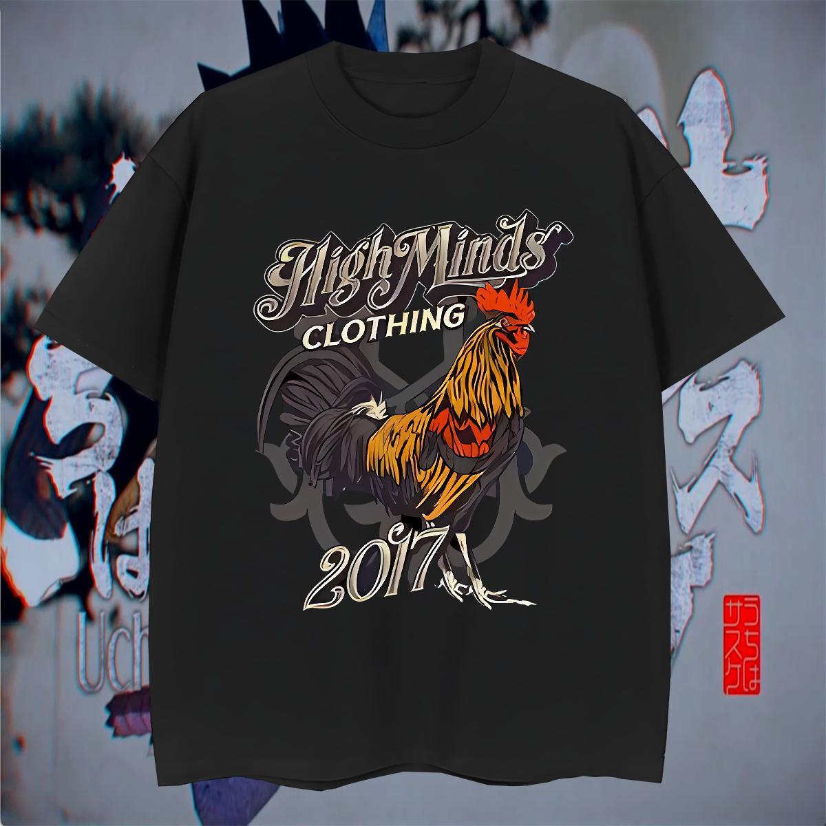 Classic Men Tshirts 100% Cotton 230g Spring Summer chicken Oversized 4XL O-Neck Short Sleeve Fashion New T-Shirts for Men Tees