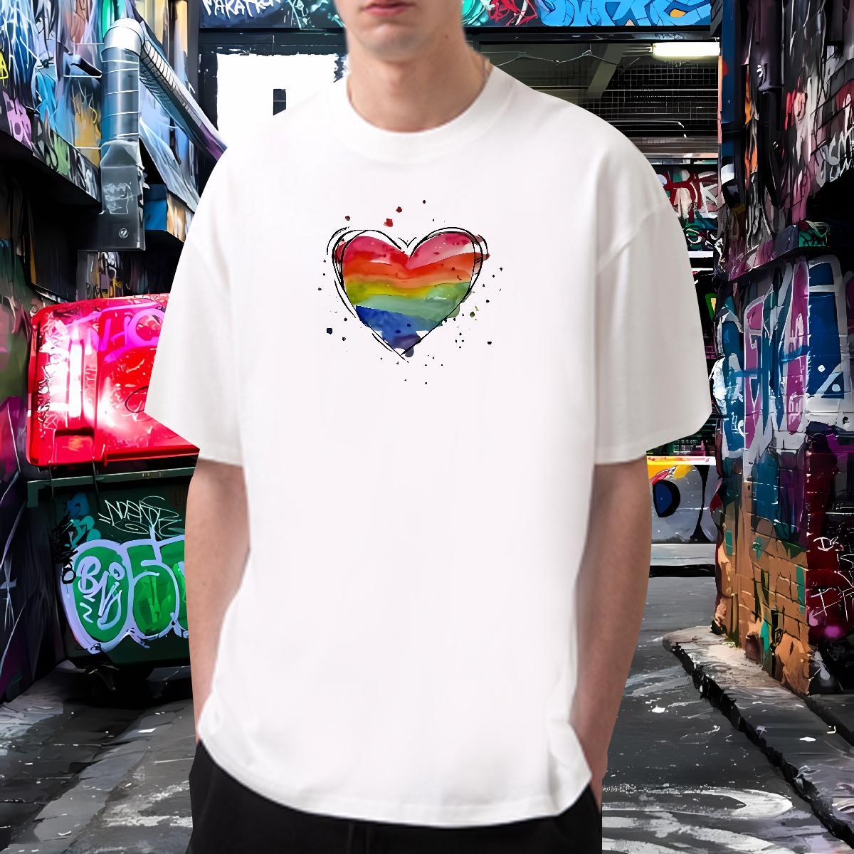 T shirt 100% Cotton 230g icon High Street Hip Hop O Neck Short Sleeves Oversized 3XL 4XL Tshirt for Man Woman Fashion Designer Free Shipping Tee Shirt