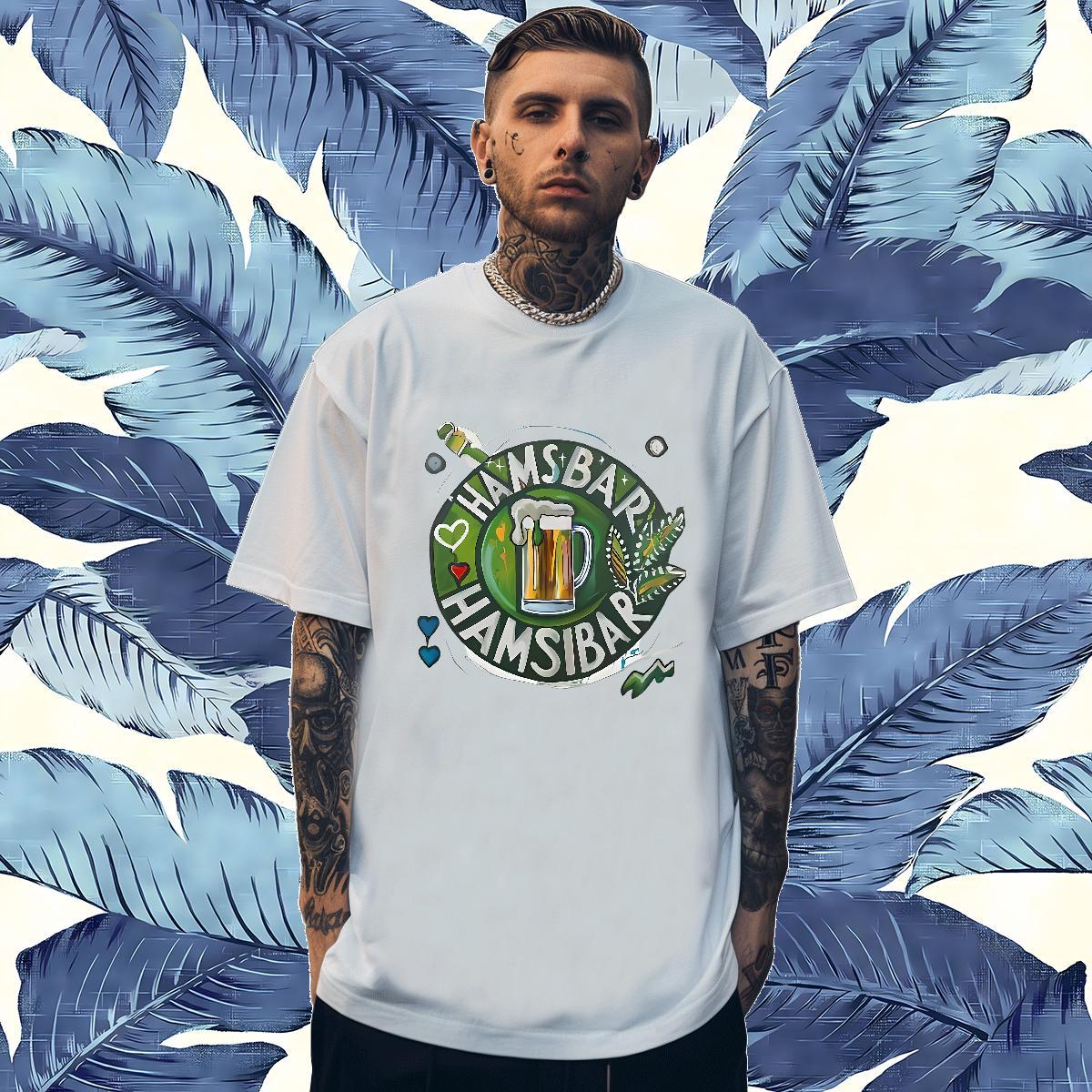 Cool Design Men Clothes T-Shirt 100% Cotton 230g summer T Shirts Men Anime Printing Street Crew Neck Breathable DIY Custom Tops Shirt