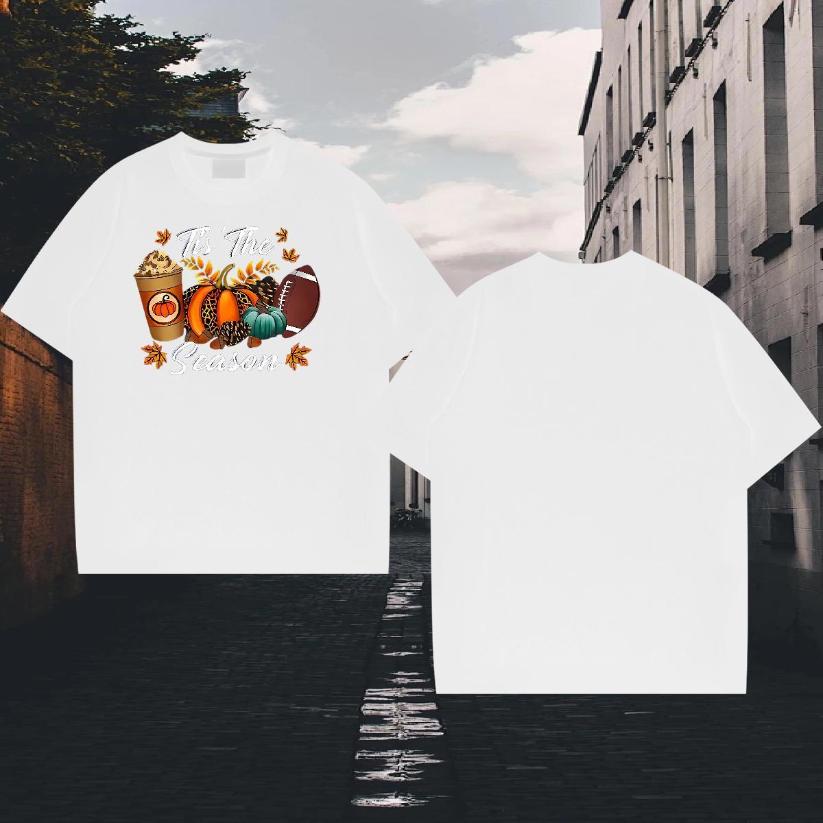 Casual New T Shirt For Man 100% Cotton 230g monster Spring Summer Tops Tees Breathable Short Sleeve Soft Men Tops Tees Custom Anime