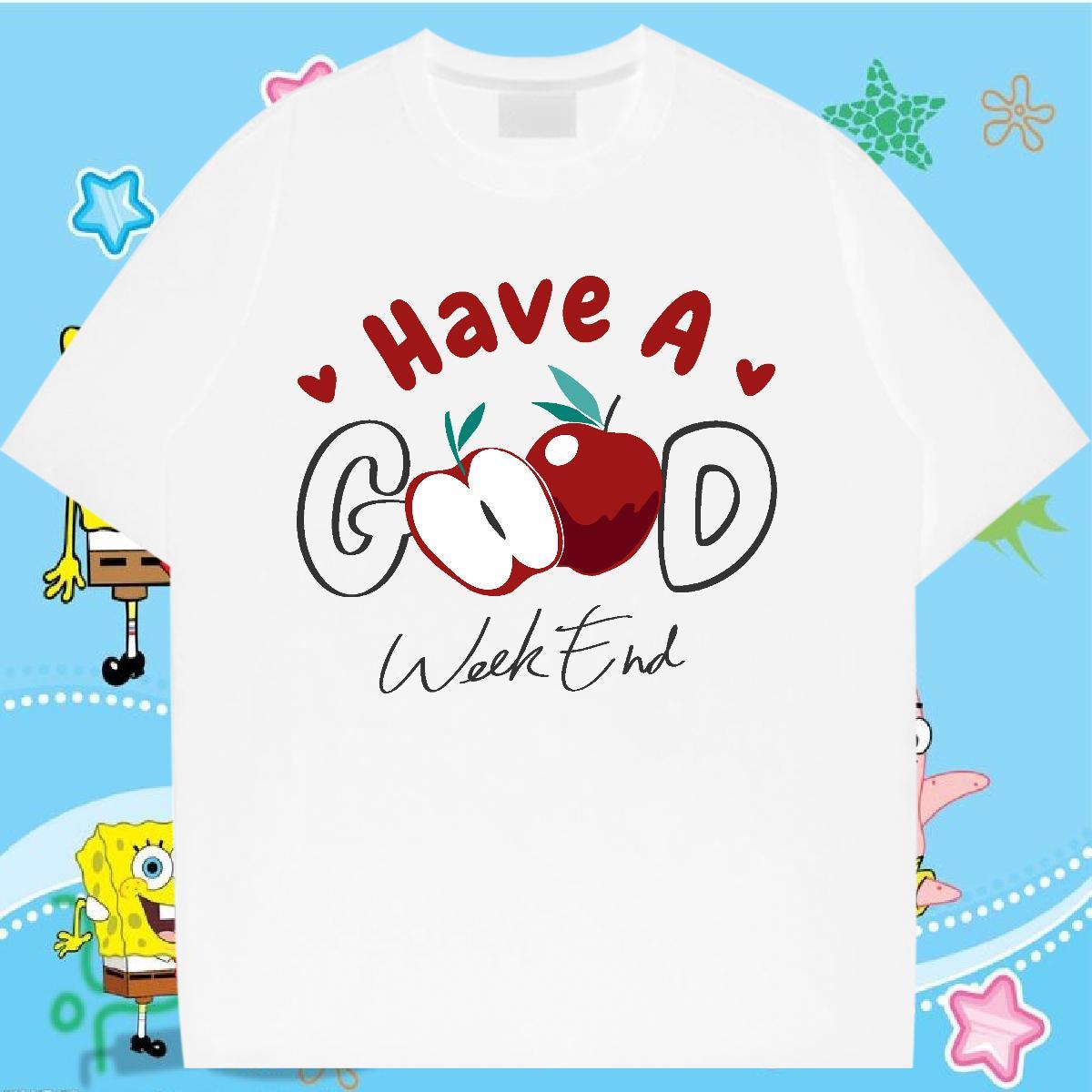 High quality T Shirt For Woman Crew Neck Breathable Womens Tshirts Floral Print flower Daily Outfit 230g Cotton Fashion Tops