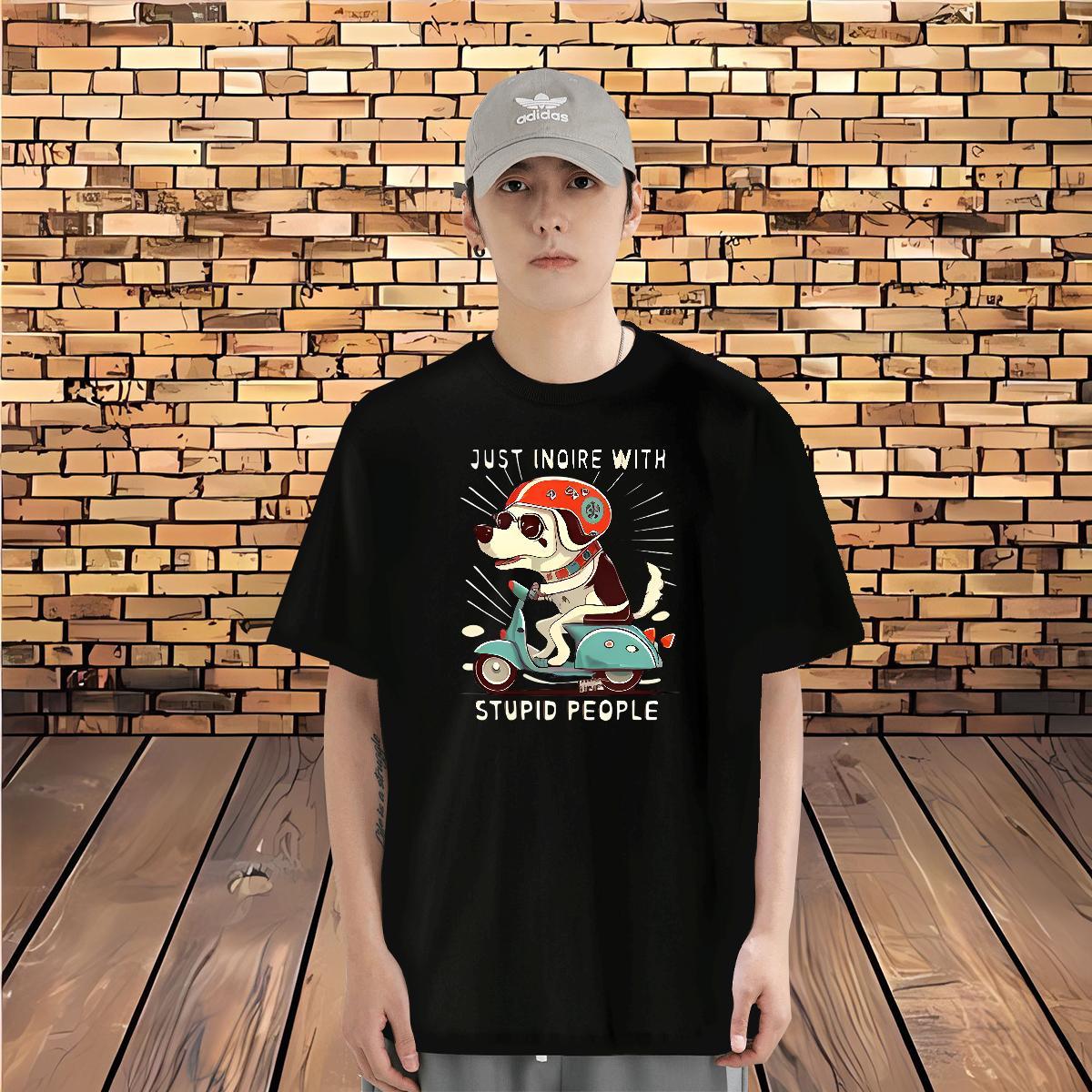 T-Shirts 230g 100% Cotton dog Summer Casual Crew Neck Breathable Custom Print Plus Size Men Tshirts Free Shipping Designer Clothings