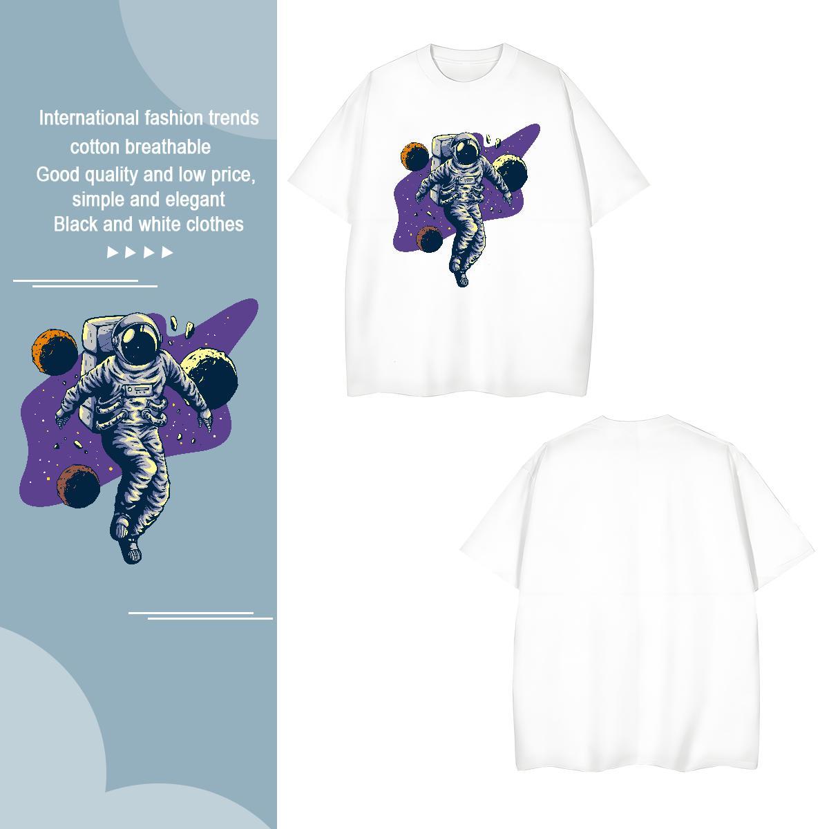 T Shirts Men 230g Pure Cotton universe Street Short Sleeve Soft DIY Anime Mens Tshirts Fashion Designer TOP Quality Clothes