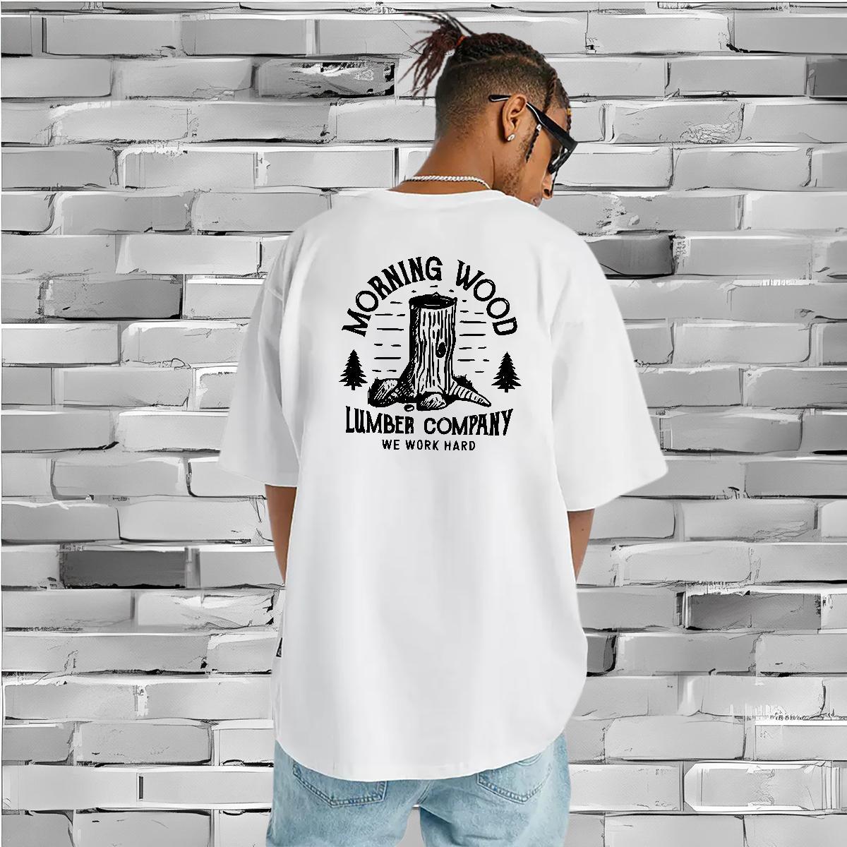 Wholesale T Shirt For Man 230g Pure Cotton tree Sports Casual Polos Breathable Soft Designer Couples T Shirts Plus Size Custom