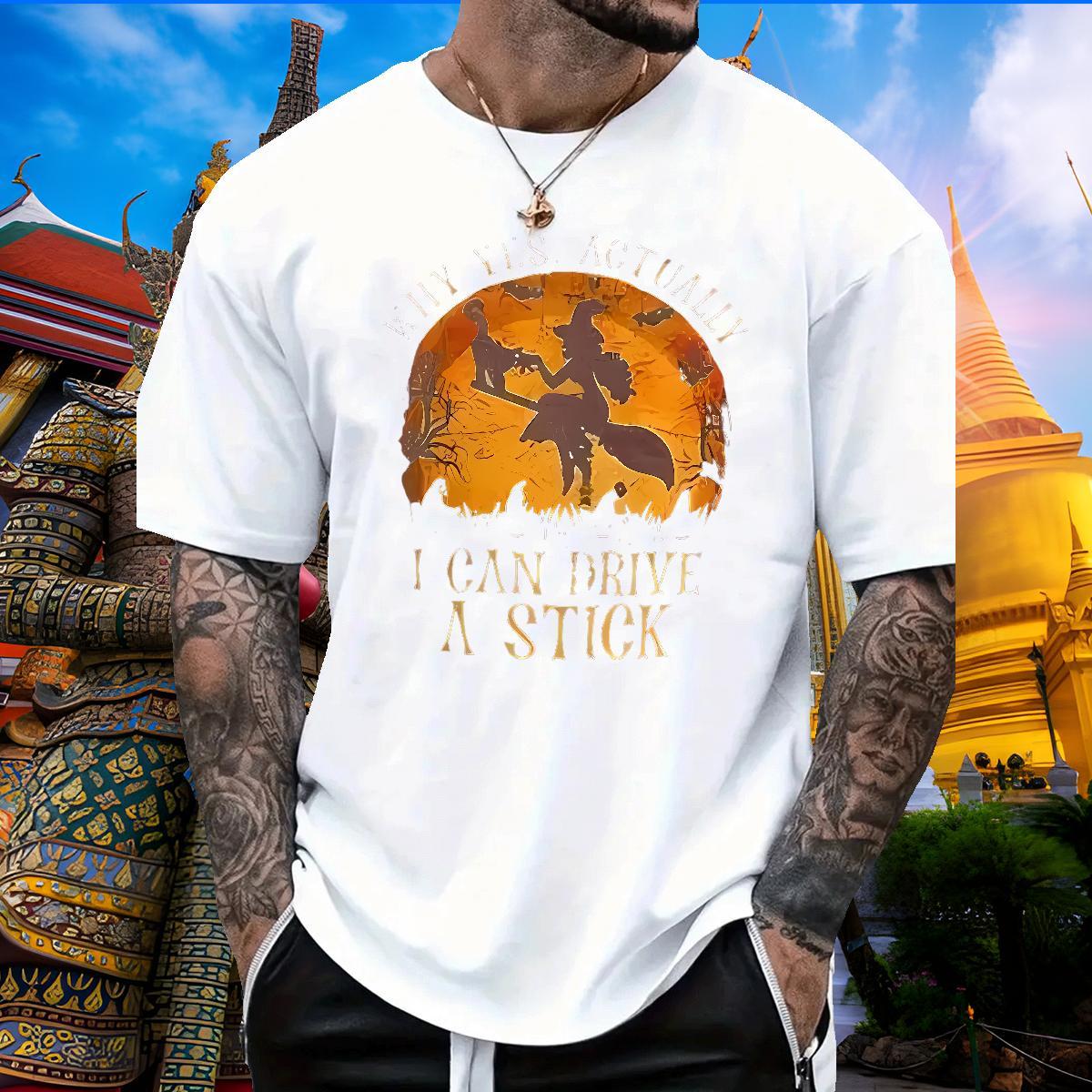 Unisex Men Tops Tees 230g 100% Cotton halloween T Shirts Men Hip Hop Street Round Neck Short Sleeve Plus Size Custom Free Shipping Tees Shirts