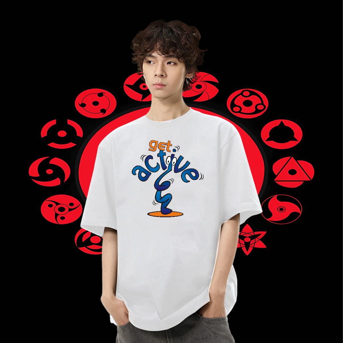 Wholesale Mens Tshirts 100% Cotton 230g Casual cartoon Anime Pure Cotton Stylist T Shirts Men Tees Shirts