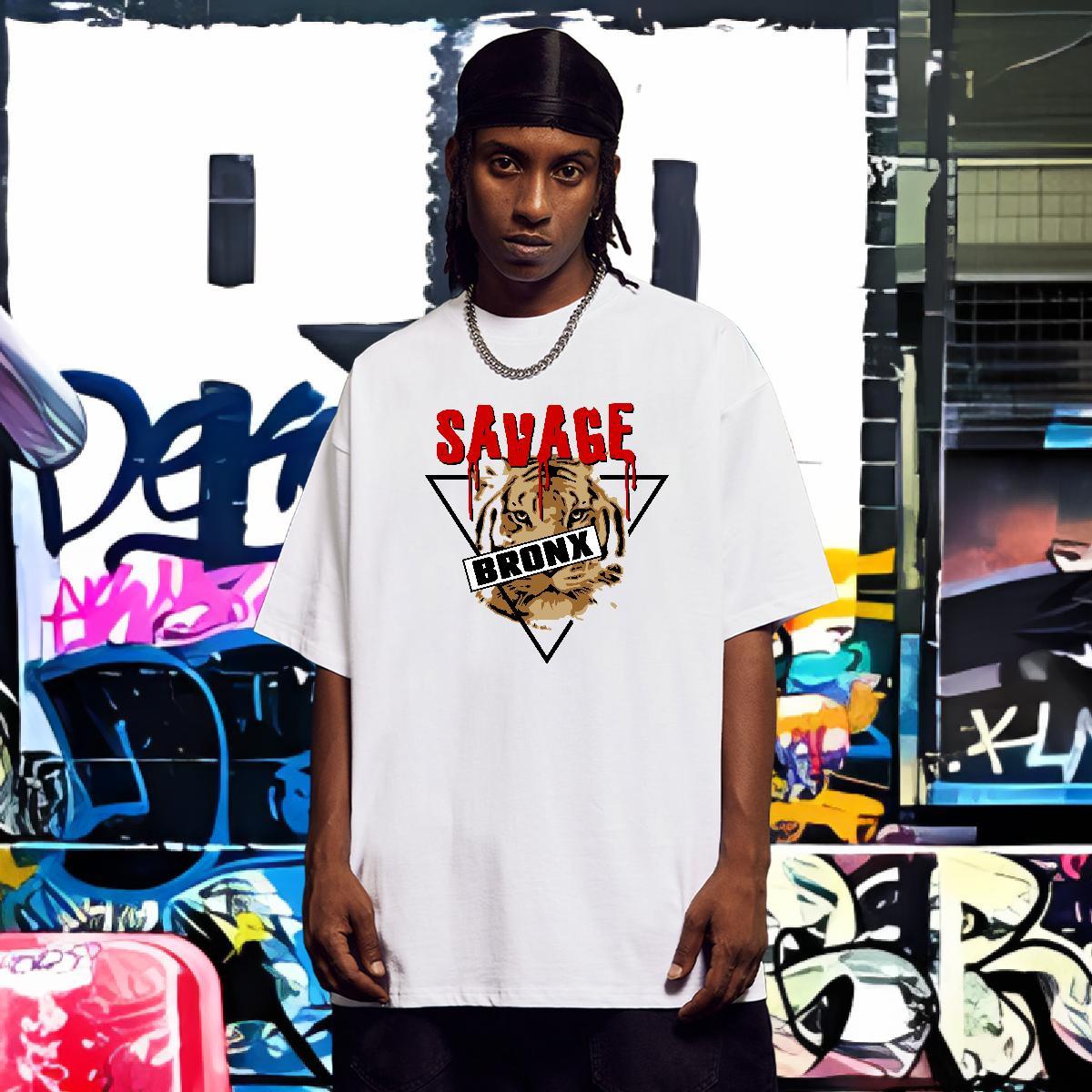 Men T Shirts 230g Cotton Beach Breathable Crew Neck Custom Printed Men Tshirts Fashion Brand Tees Shirts