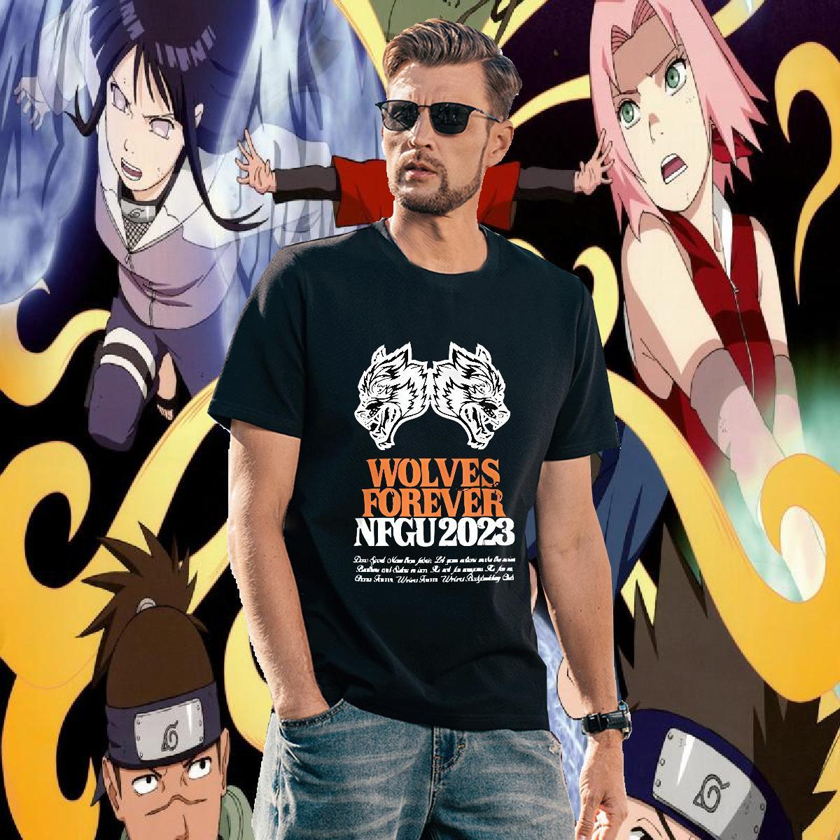 Fashion T Shirt For Man 100% Cotton 230g wolf Casual Daily Wear Top Tees Crew Neck Breathable Wholesale Men Tops Tees DIY Logo Oversized